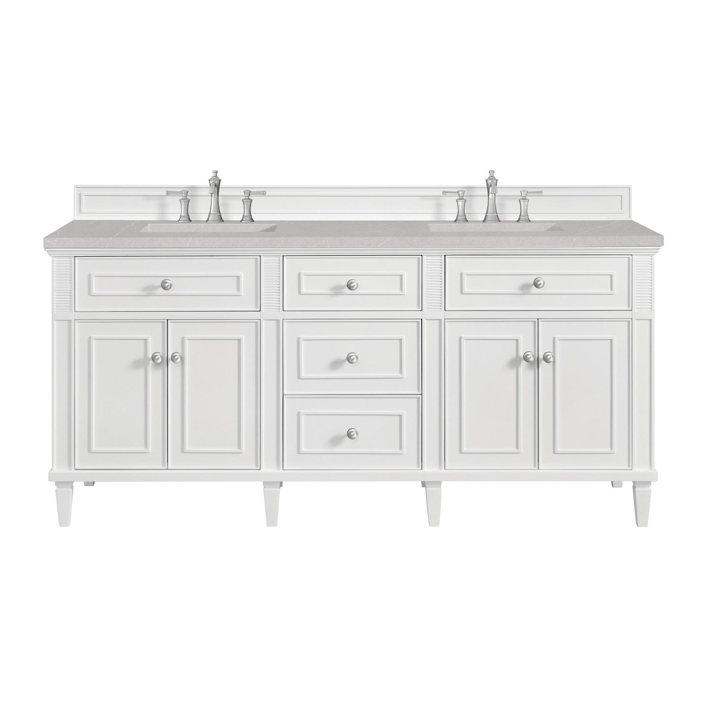 James Martin 72" Lorelai Double Vanity - Luxe Bathroom Vanities