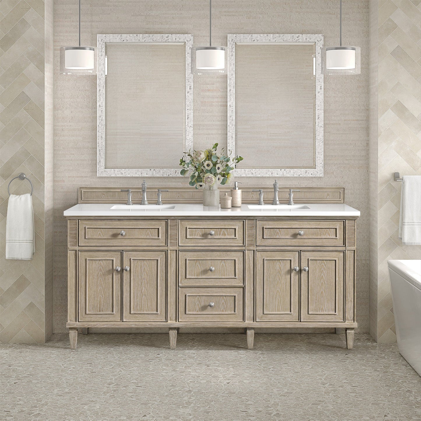 James Martin 72" Lorelai Double Vanity