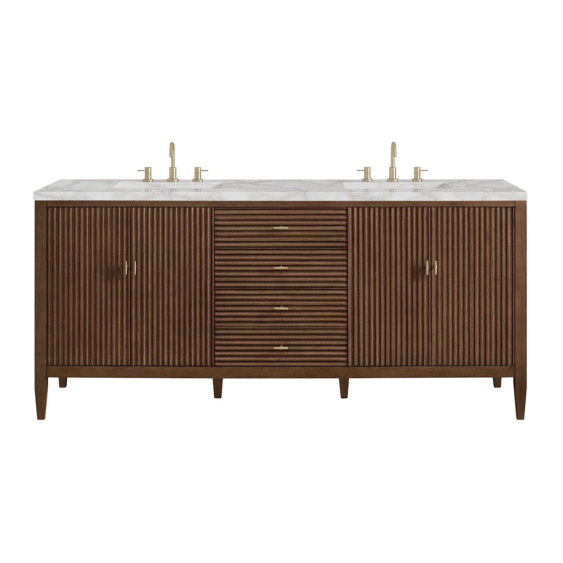 James Martin 72" Myrrin Double Vanity - Luxe Bathroom Vanities