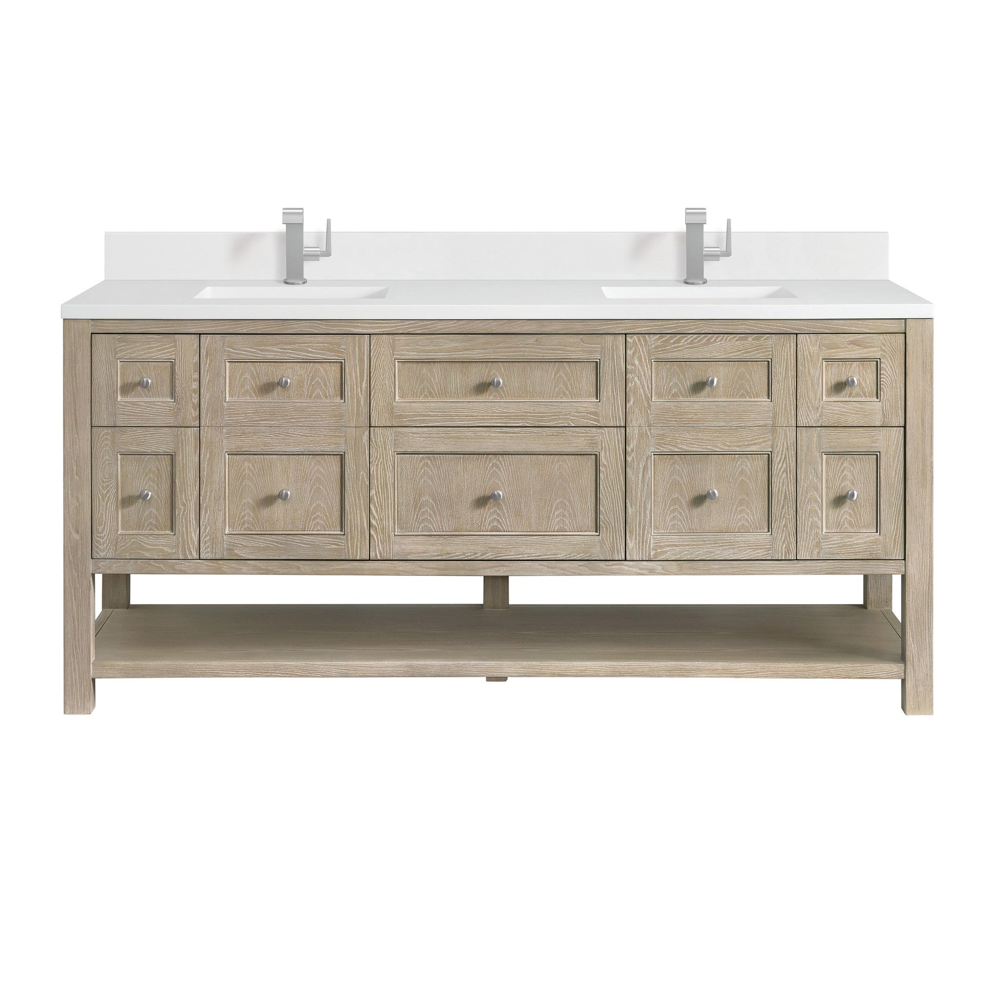 James Martin 72" Breckenridge Double Vanity - Luxe Bathroom Vanities