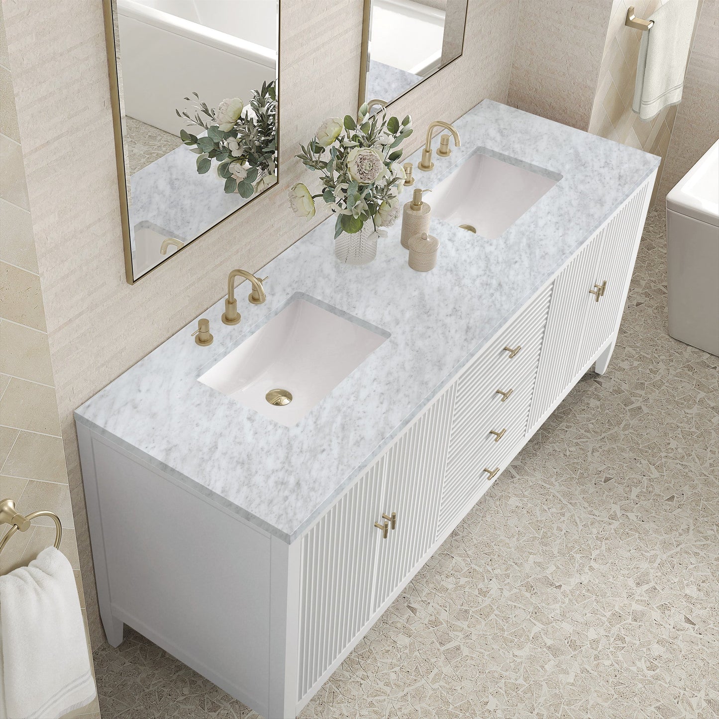 James Martin 72" Myrrin Double Vanity