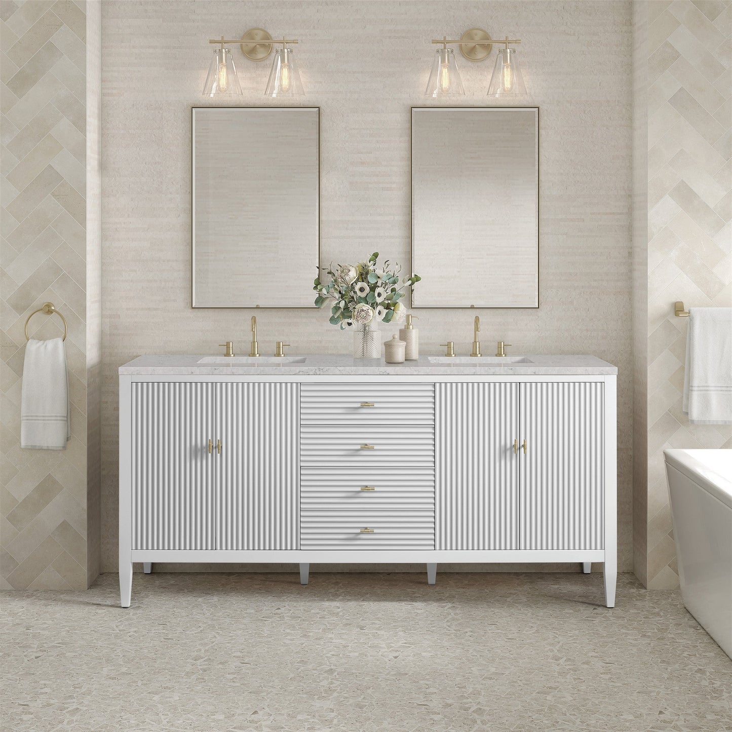 James Martin 72" Myrrin Double Vanity