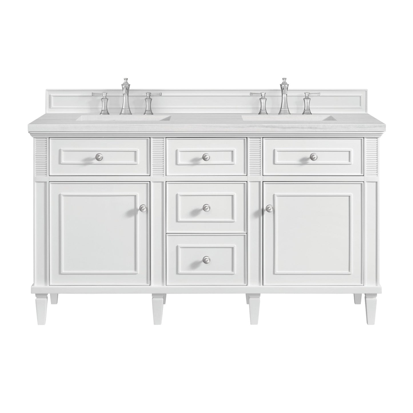 James Martin 60" Lorelai Double Vanity - Luxe Bathroom Vanities