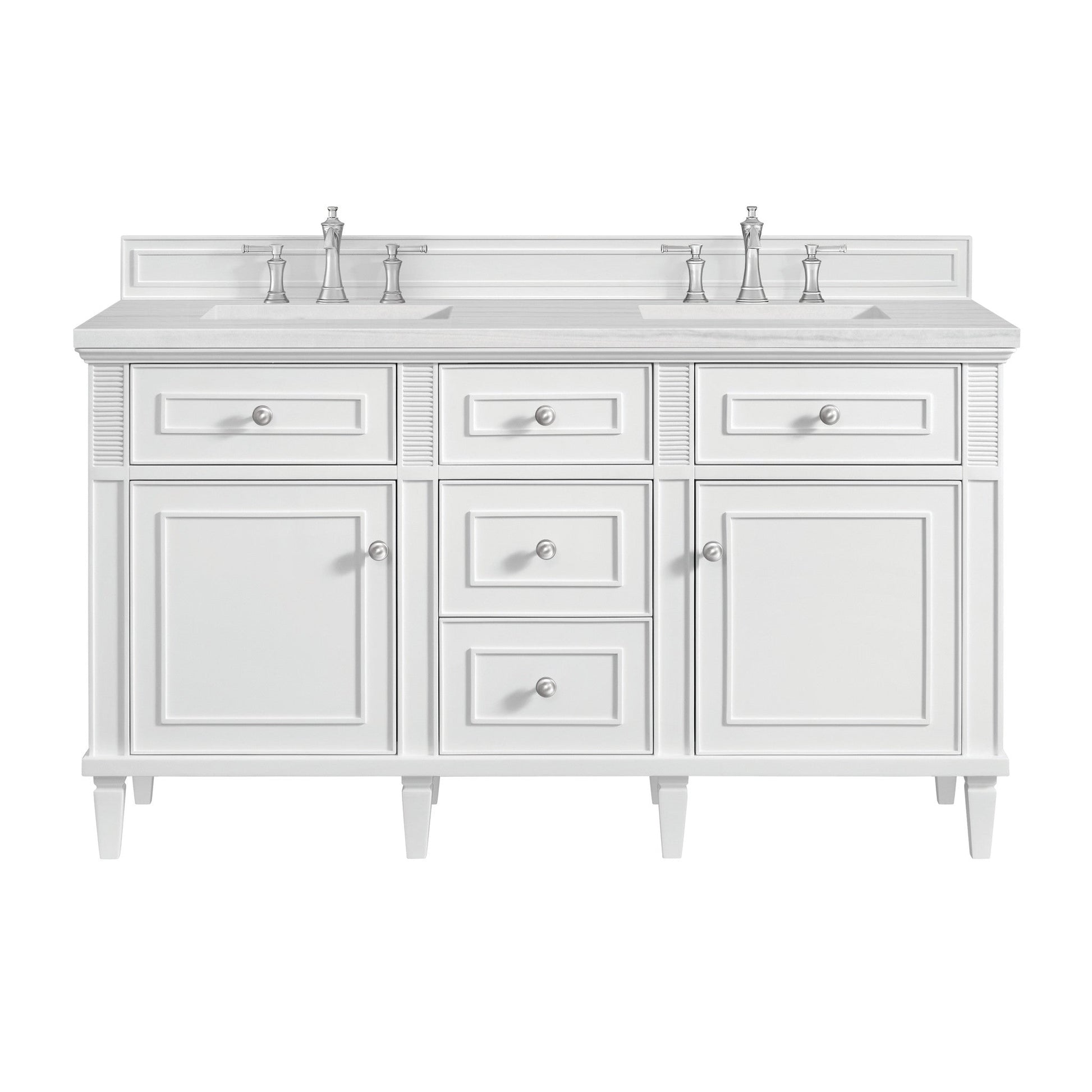 James Martin 60" Lorelai Double Vanity - Luxe Bathroom Vanities