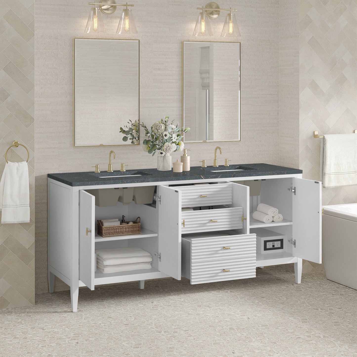 James Martin 72" Myrrin Double Vanity