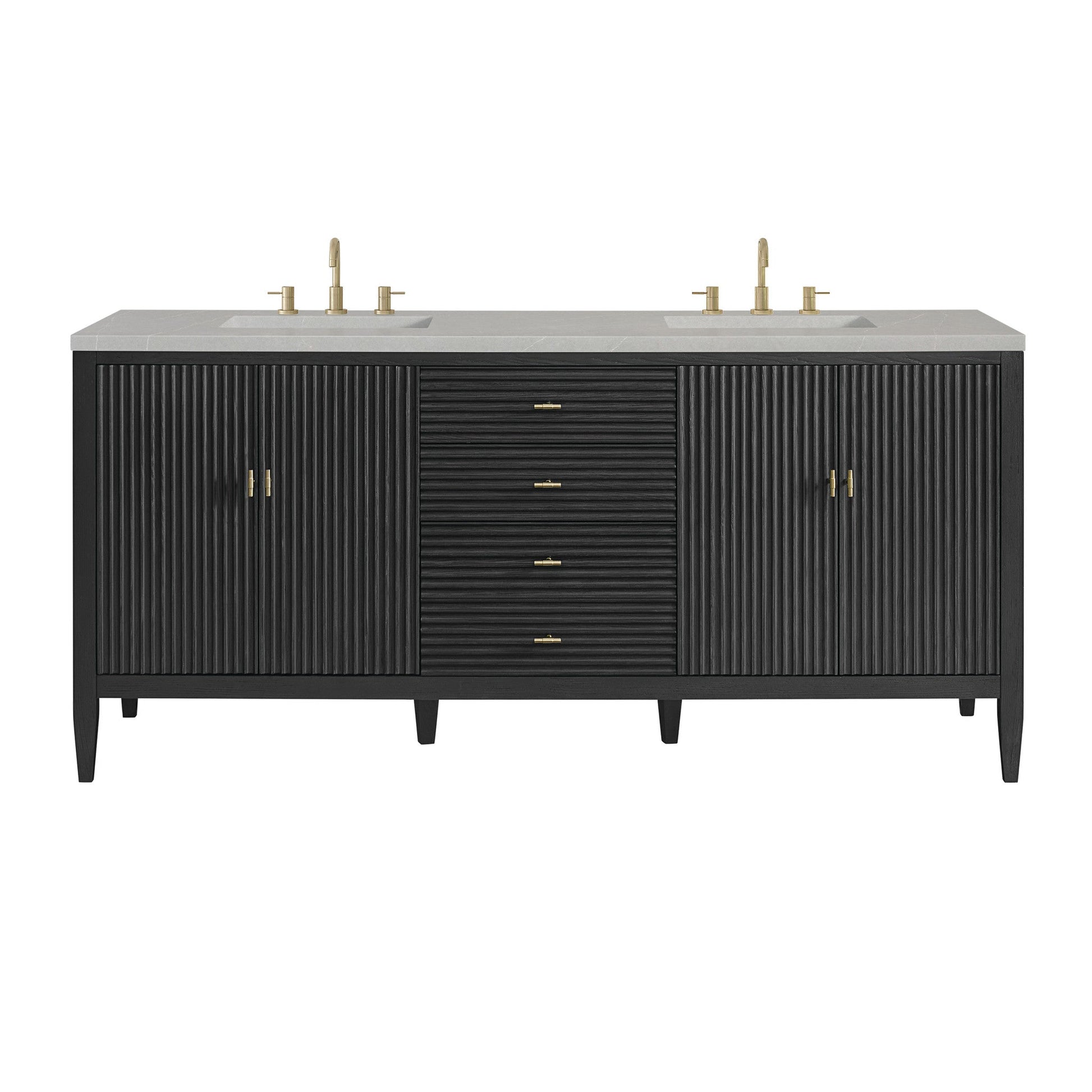James Martin 72" Myrrin Double Vanity - Luxe Bathroom Vanities