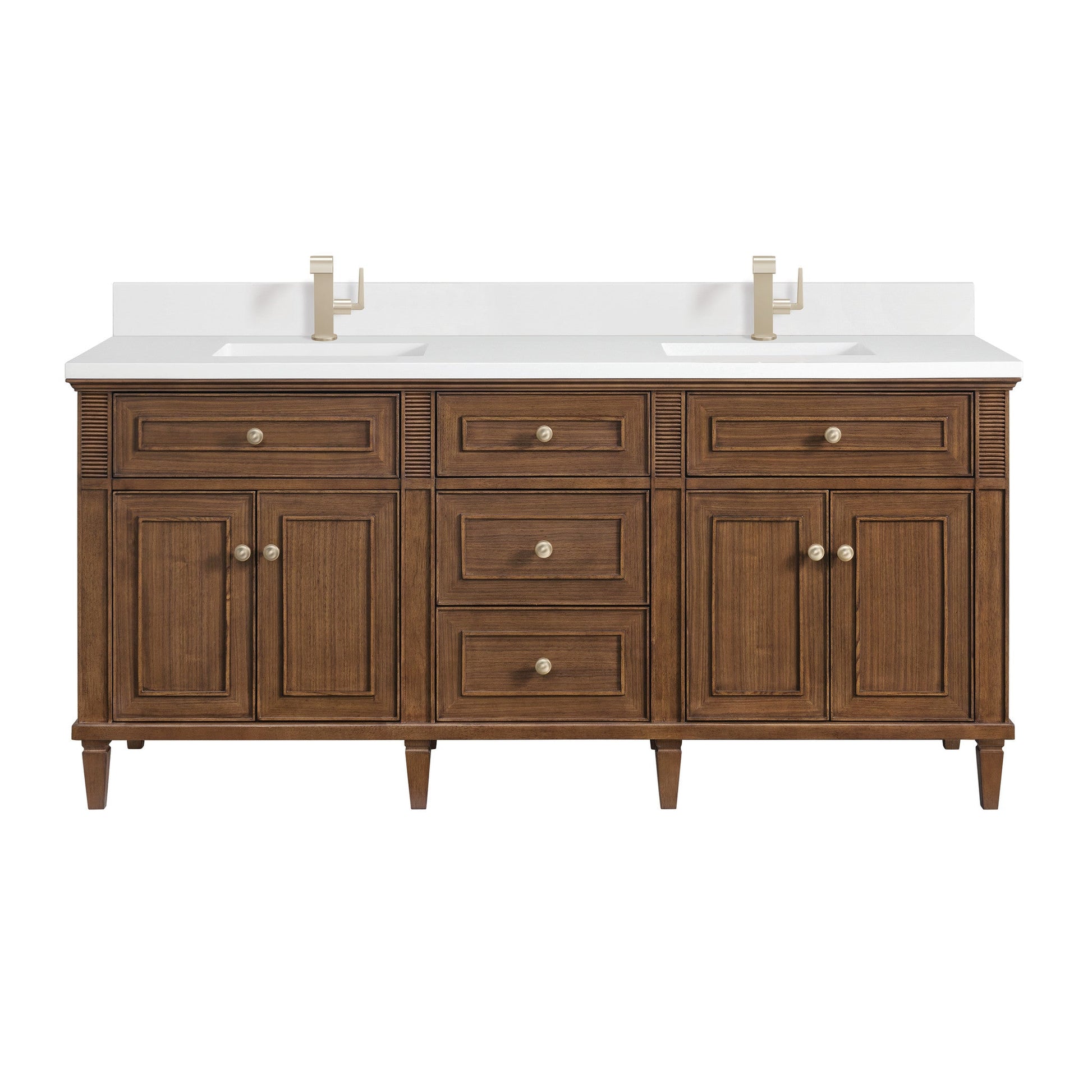 James Martin 72" Lorelai Double Vanity - Luxe Bathroom Vanities