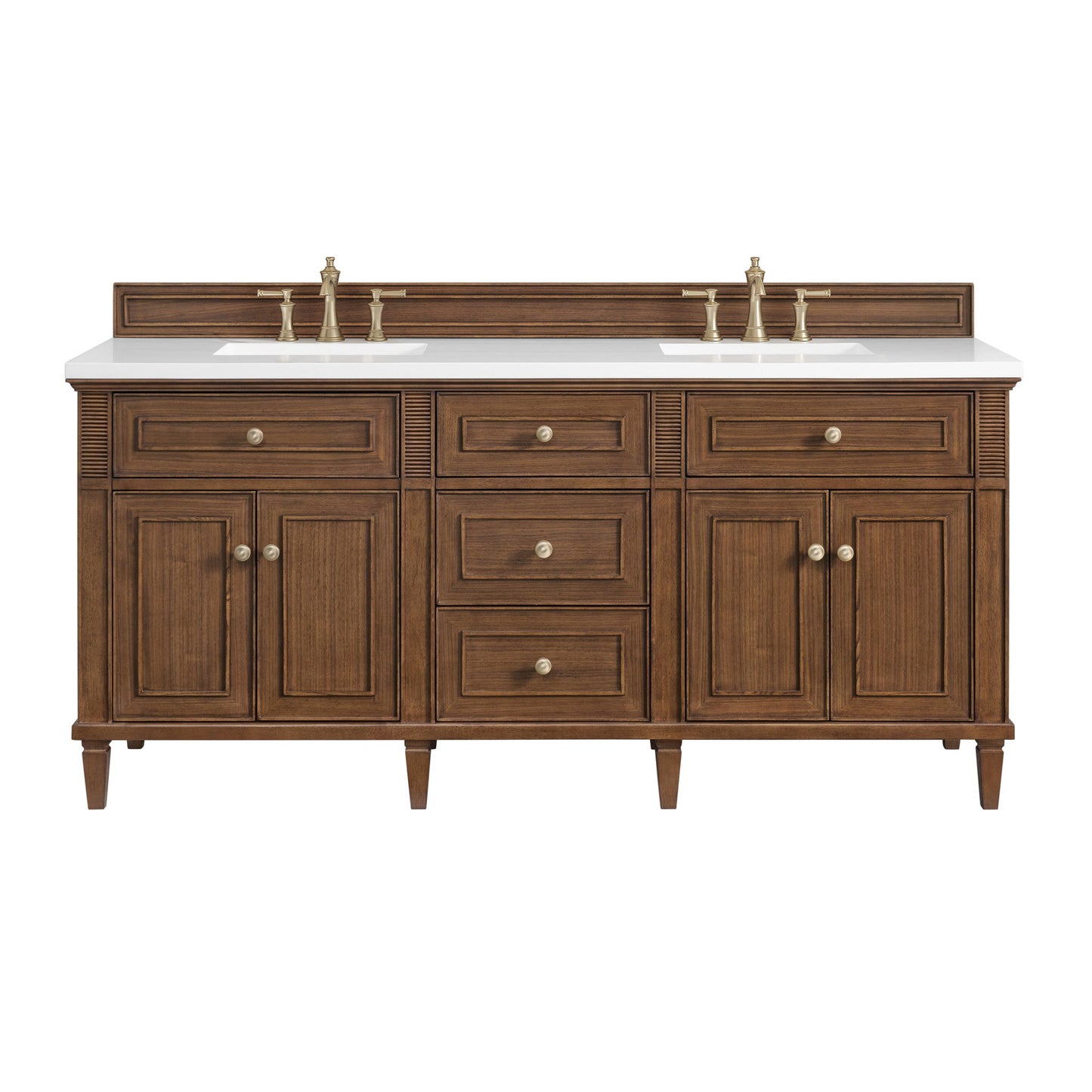 James Martin 72" Lorelai Double Vanity - Luxe Bathroom Vanities