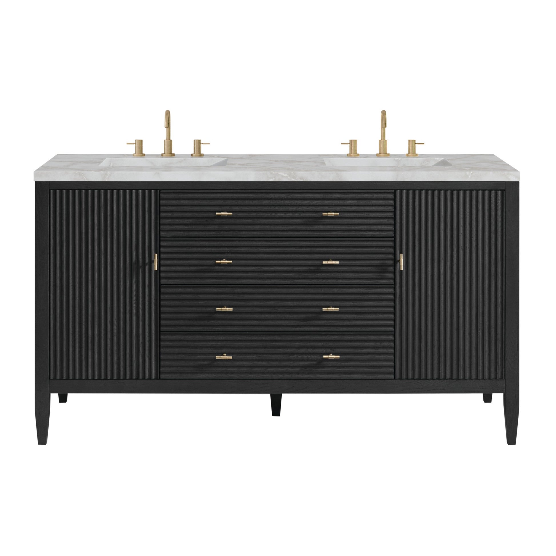 James Martin 60" Myrrin Double Vanity - Luxe Bathroom Vanities