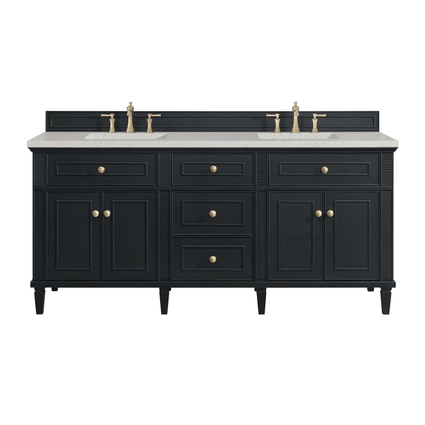 James Martin 72" Lorelai Double Vanity - Luxe Bathroom Vanities
