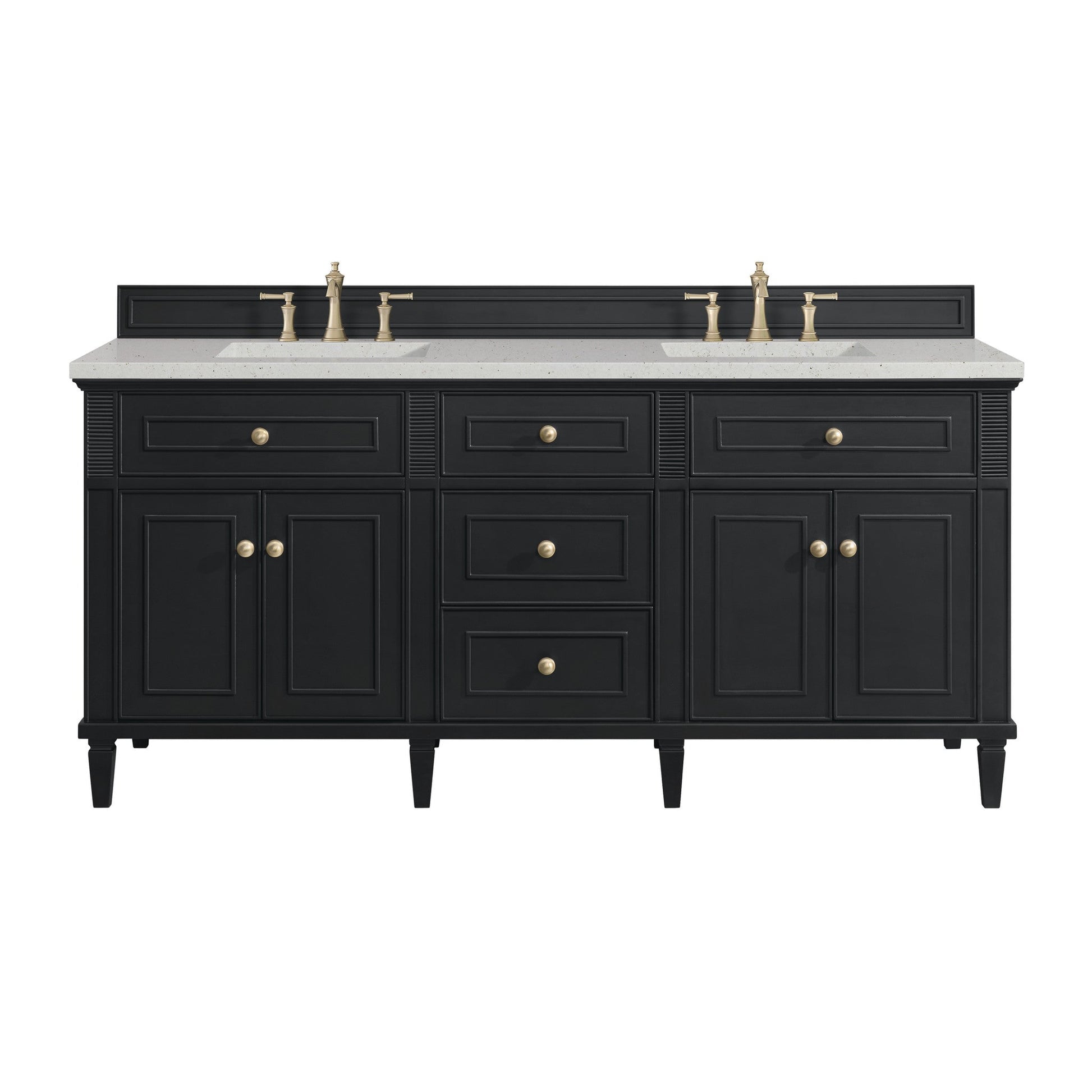 James Martin 72" Lorelai Double Vanity - Luxe Bathroom Vanities