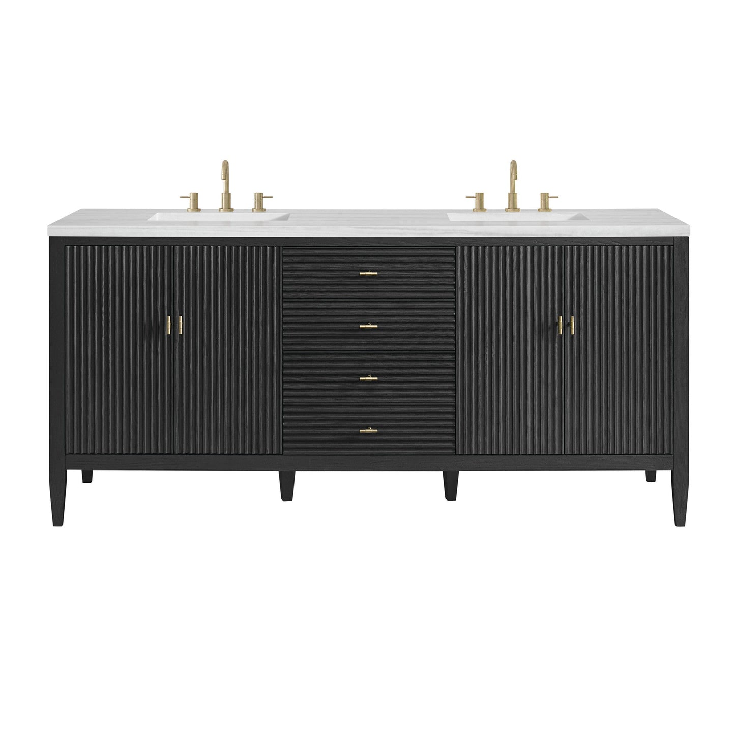 James Martin 72" Myrrin Double Vanity - Luxe Bathroom Vanities