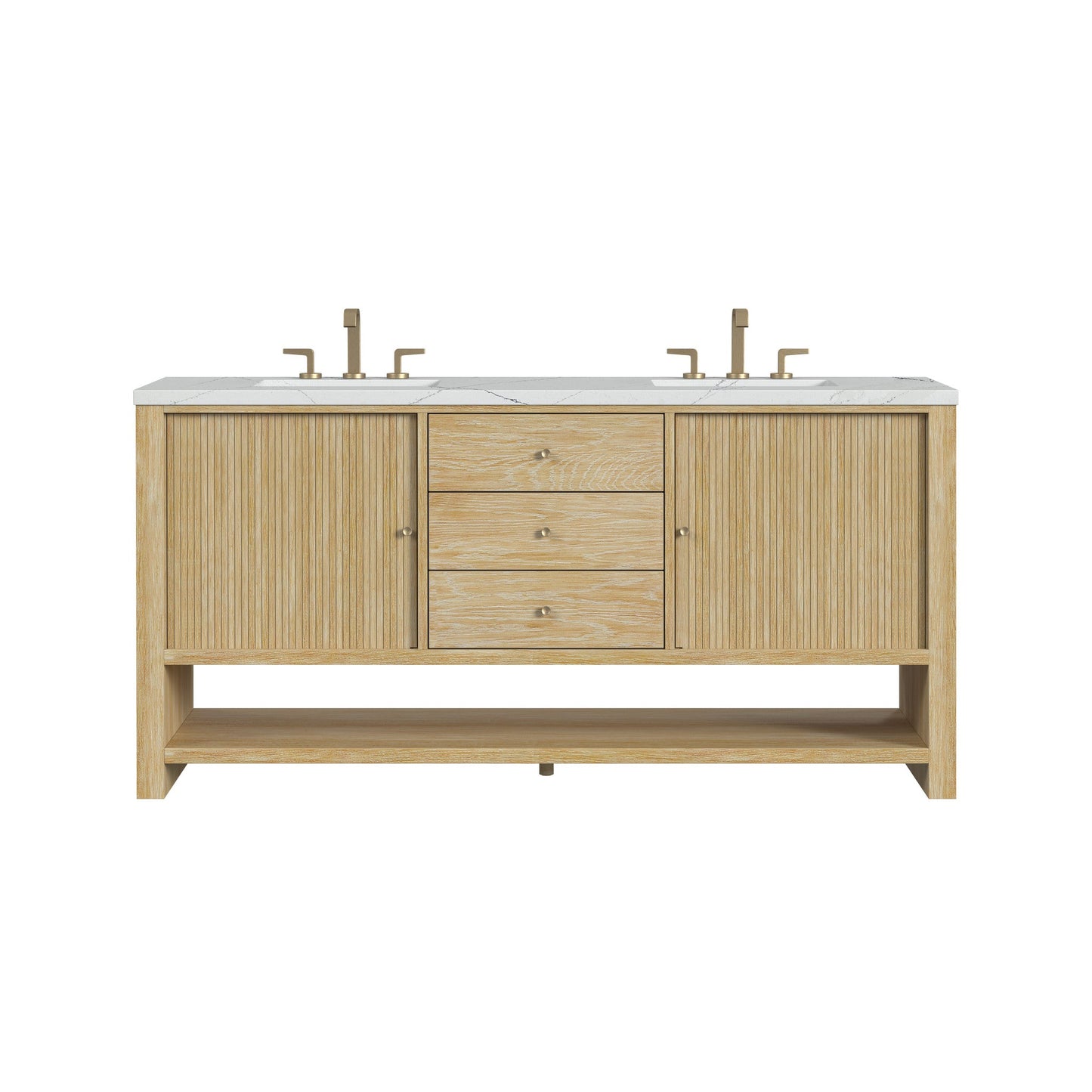 James Martin 72" Marigot Double Vanity - Luxe Bathroom Vanities