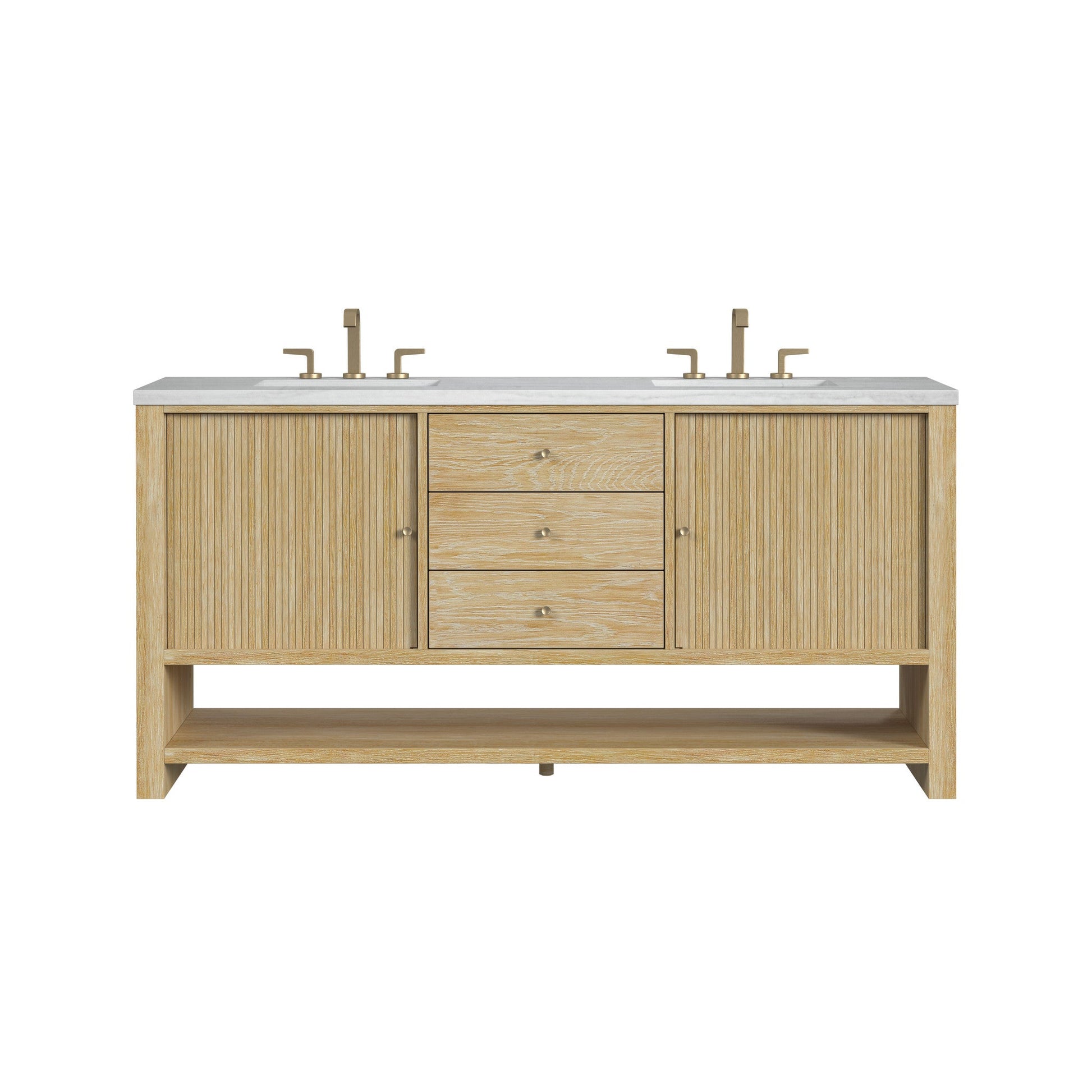James Martin 72" Marigot Double Vanity - Luxe Bathroom Vanities