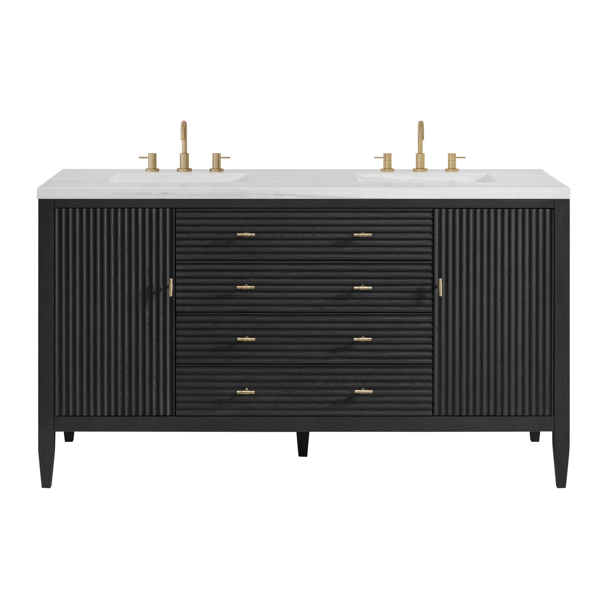 James Martin 60" Myrrin Double Vanity - Luxe Bathroom Vanities