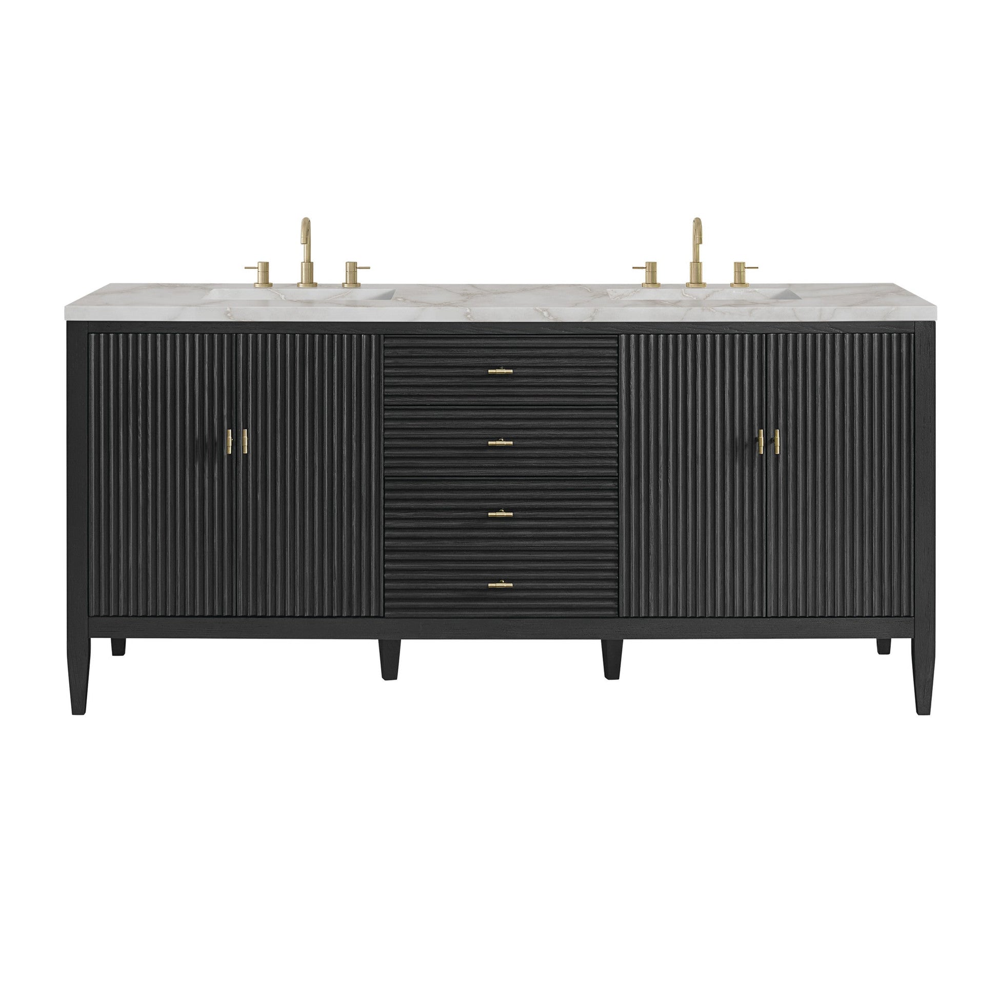 James Martin 72" Myrrin Double Vanity - Luxe Bathroom Vanities