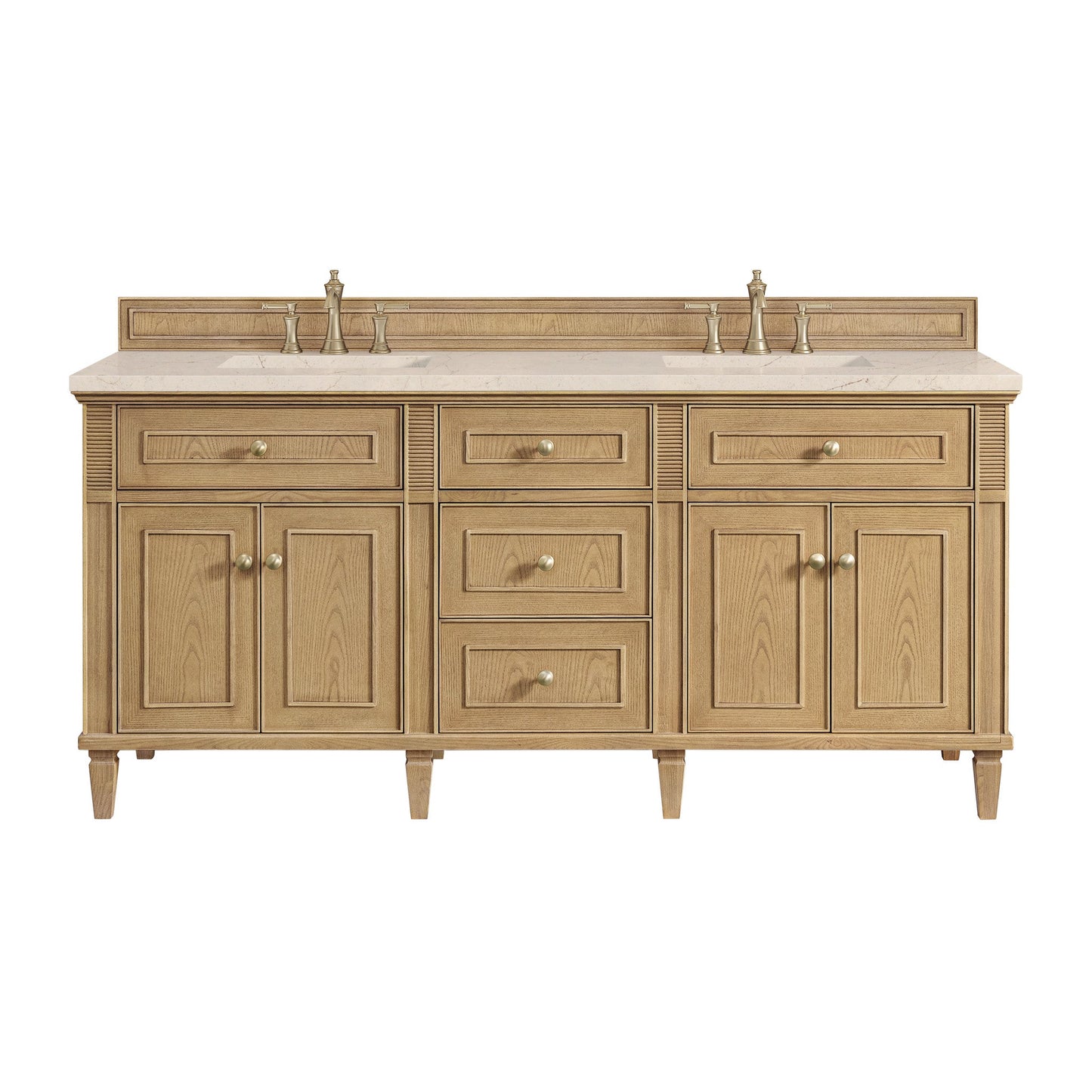 James Martin 72" Lorelai Double Vanity - Luxe Bathroom Vanities
