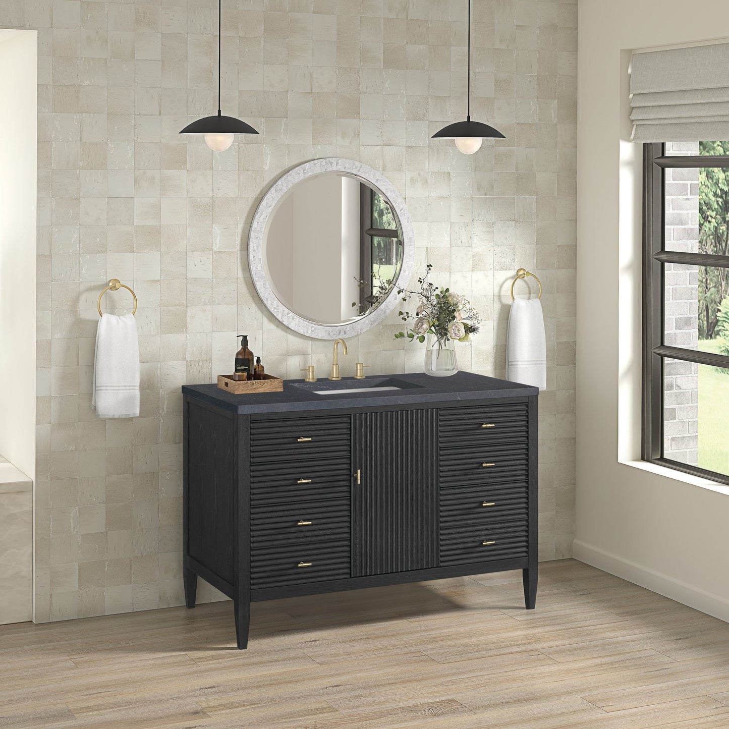 James Martin 48" Myrrin Vanity, W/ 3CM Top