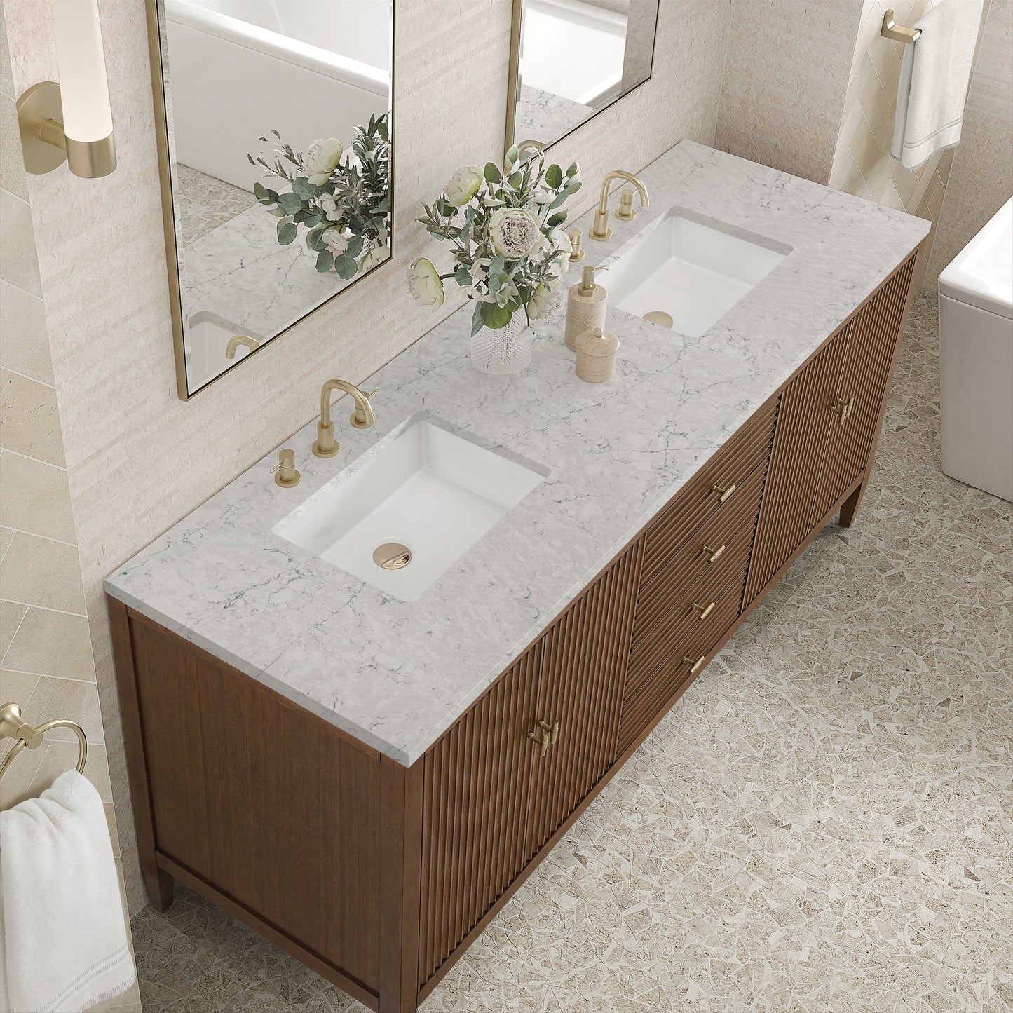 James Martin 72" Myrrin Double Vanity