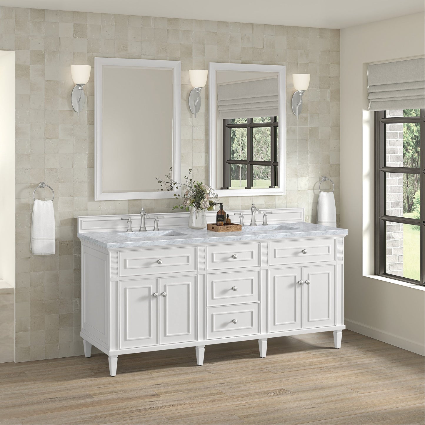 James Martin 72" Lorelai Double Vanity