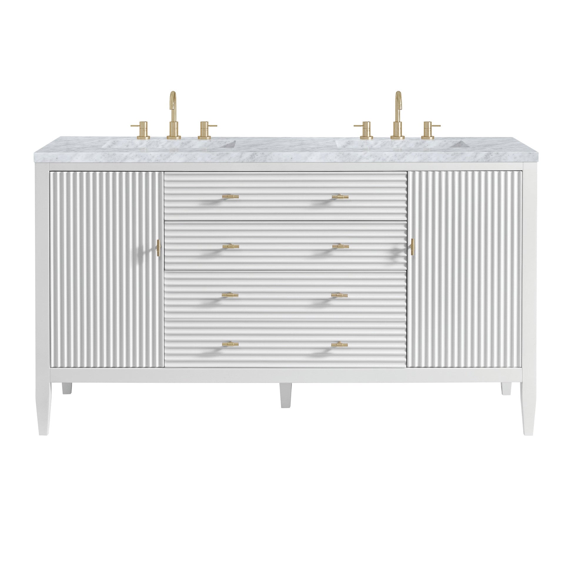 James Martin 60" Myrrin Double Vanity - Luxe Bathroom Vanities