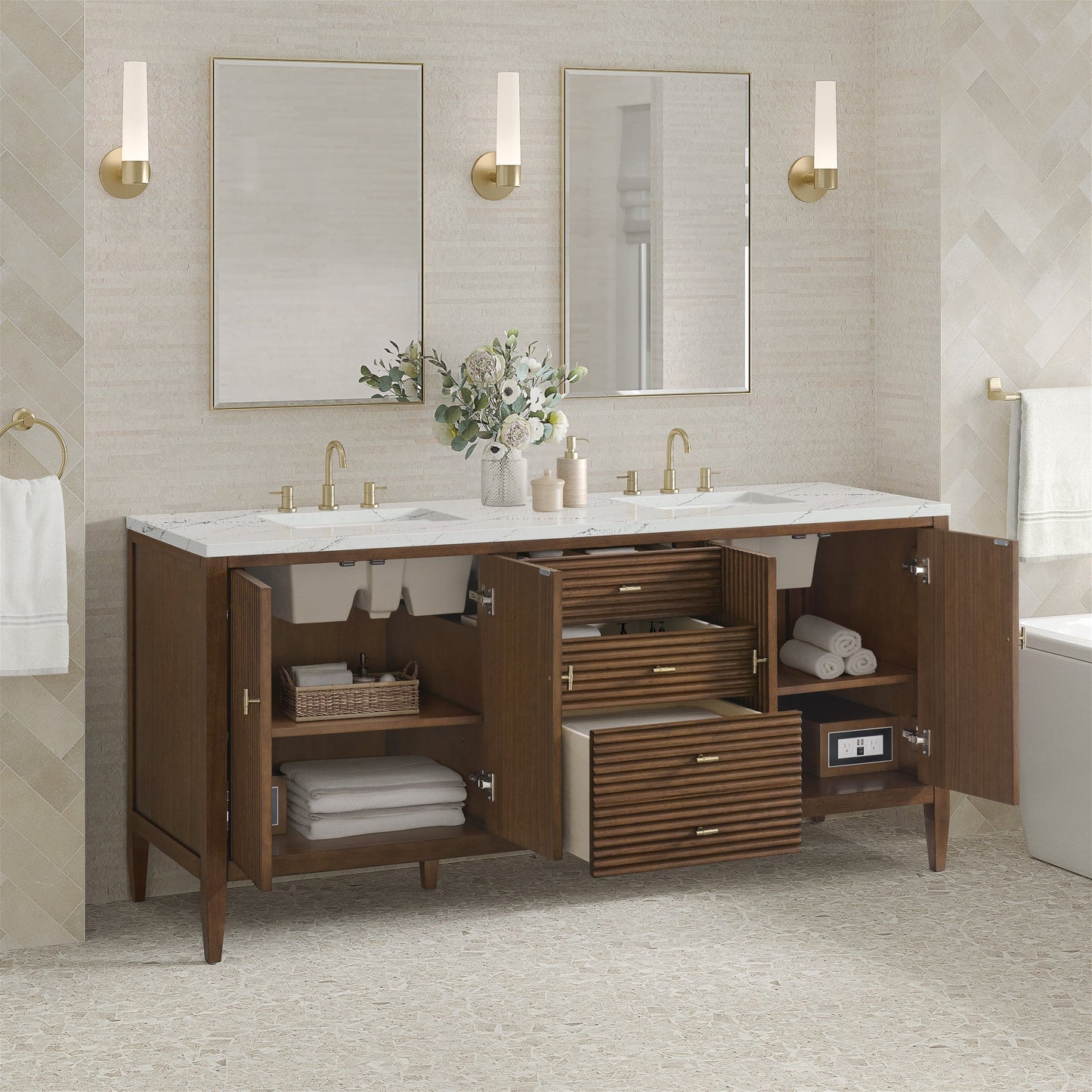 James Martin 72" Myrrin Double Vanity