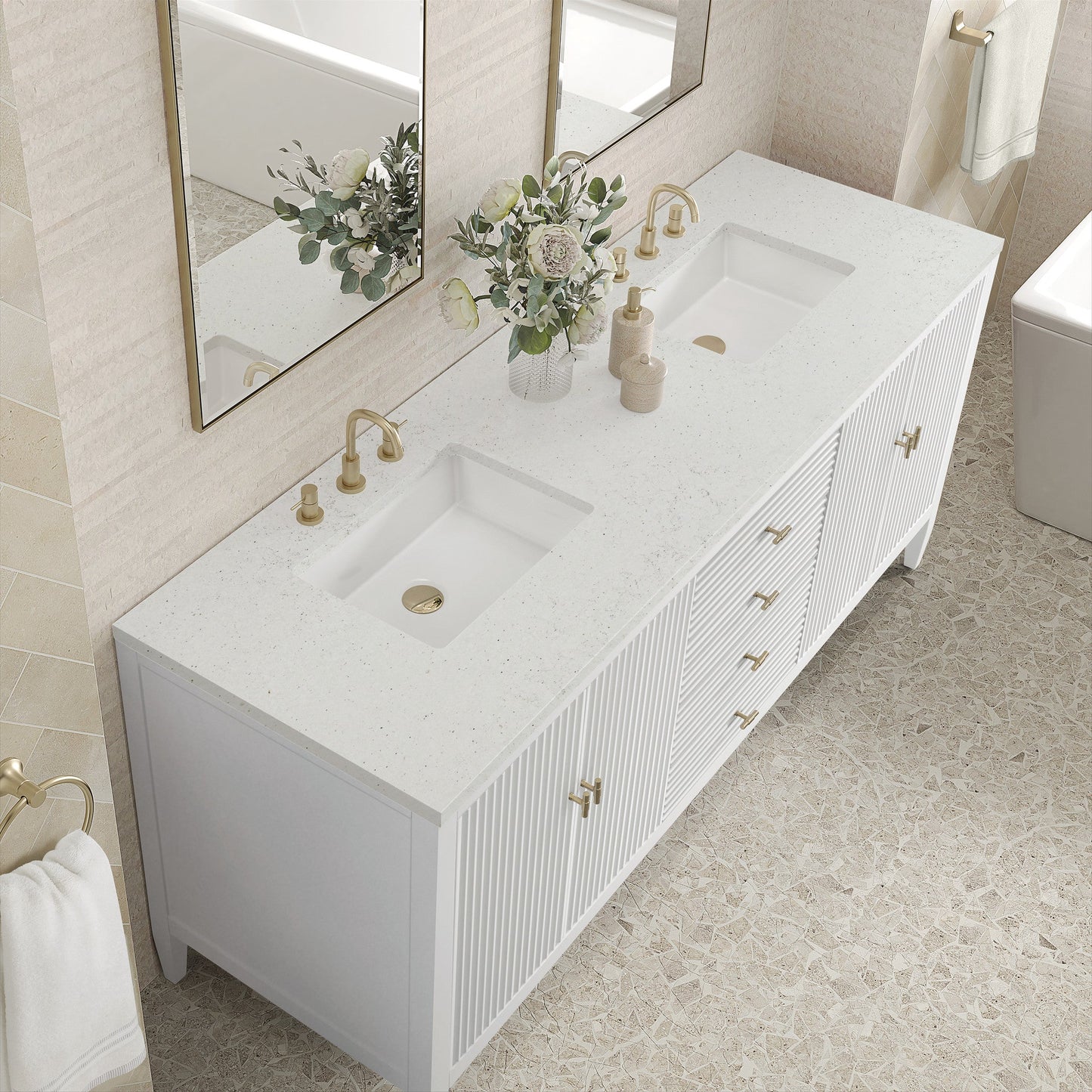 James Martin 72" Myrrin Double Vanity