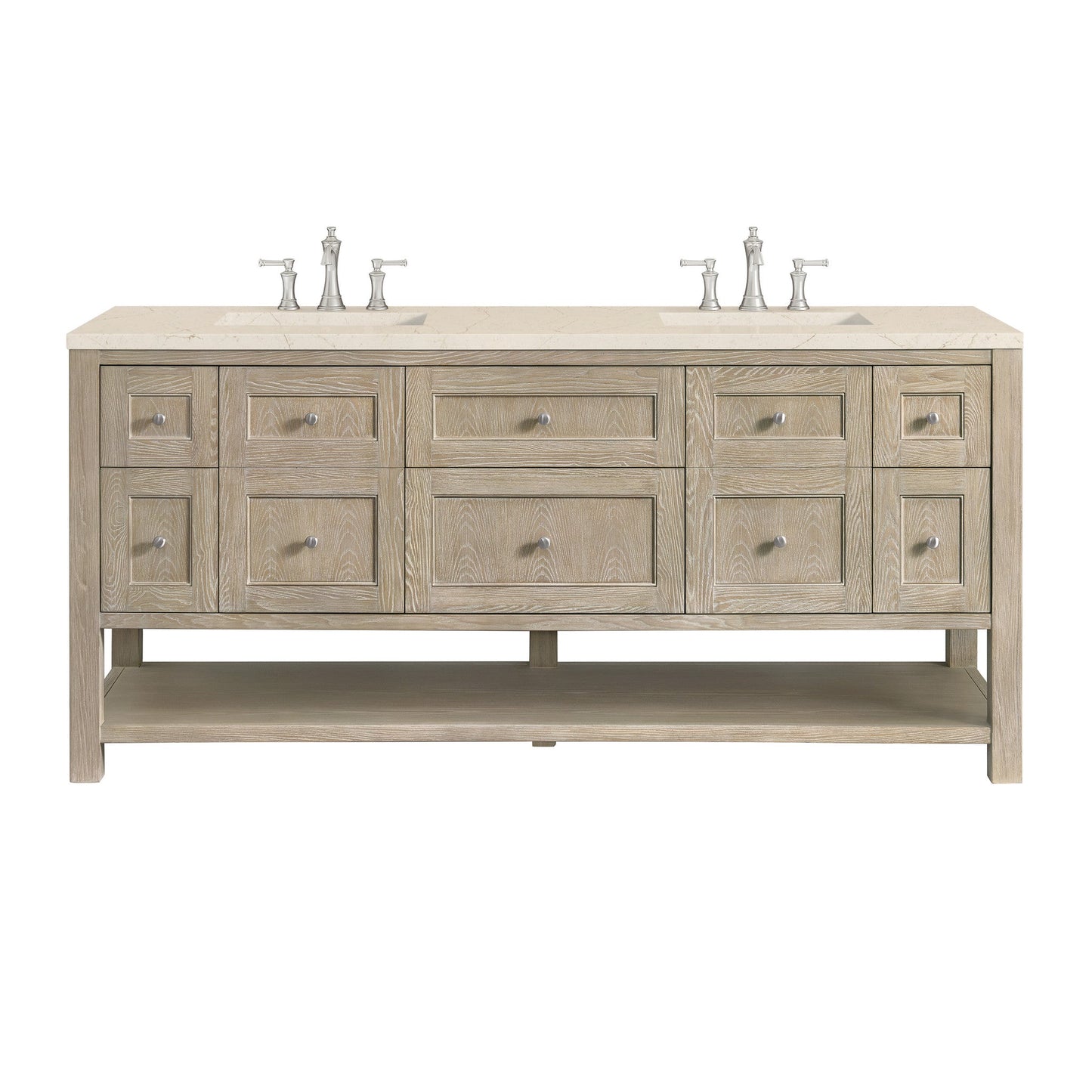 James Martin 72" Breckenridge Double Vanity - Luxe Bathroom Vanities