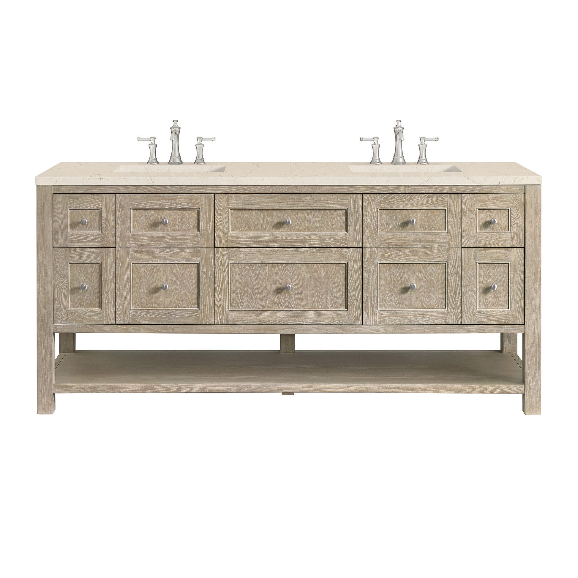 James Martin 72" Breckenridge Double Vanity - Luxe Bathroom Vanities