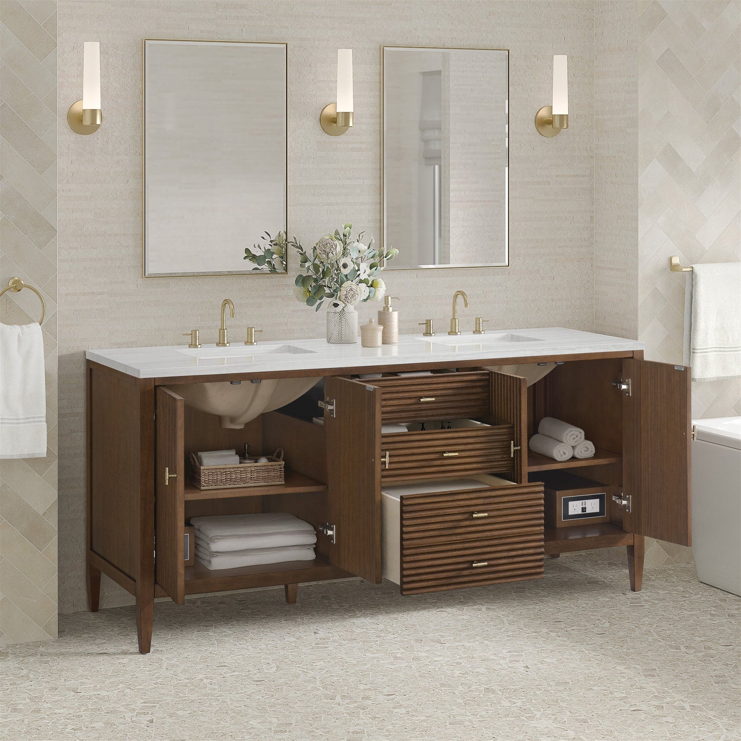 James Martin 72" Myrrin Double Vanity