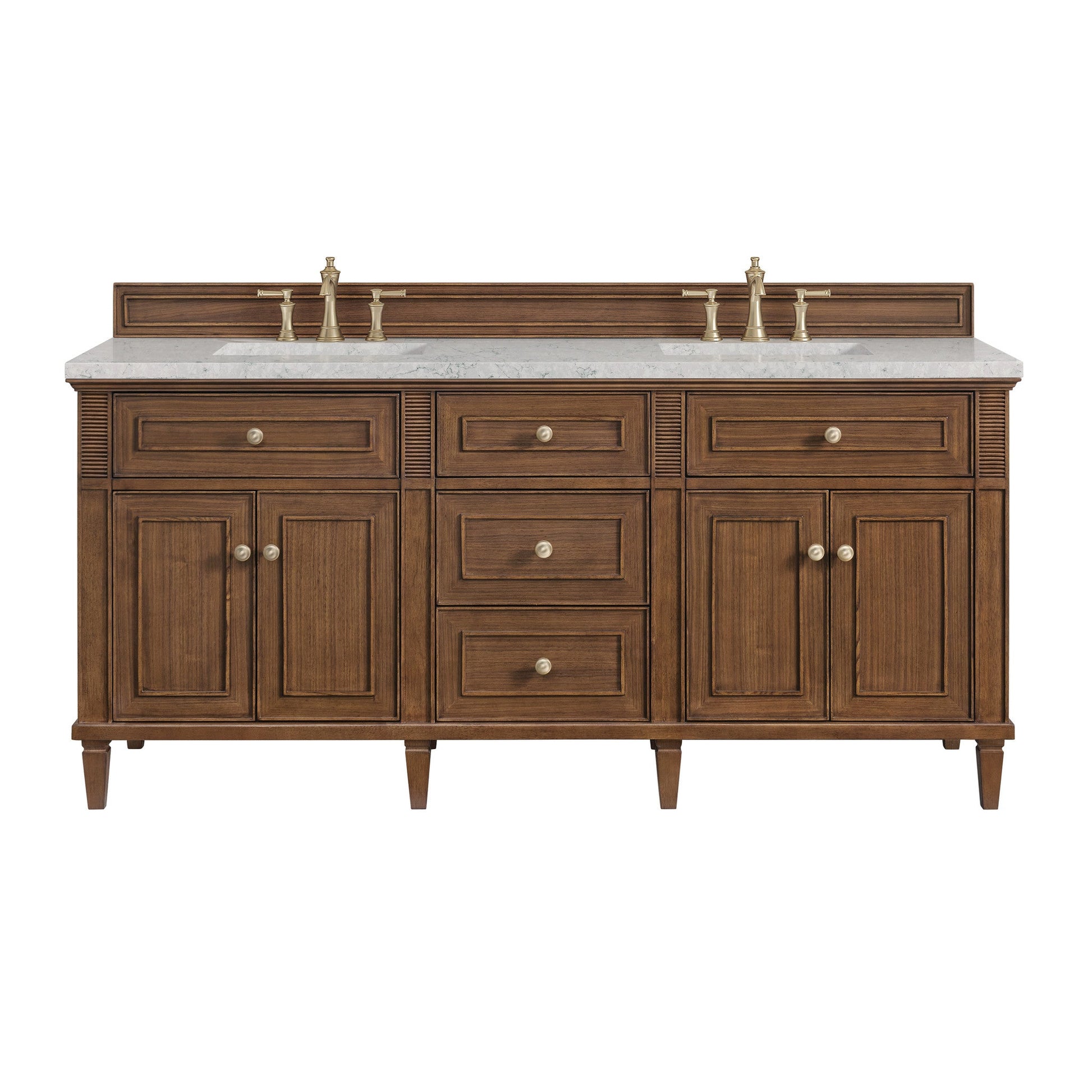 James Martin 72" Lorelai Double Vanity - Luxe Bathroom Vanities