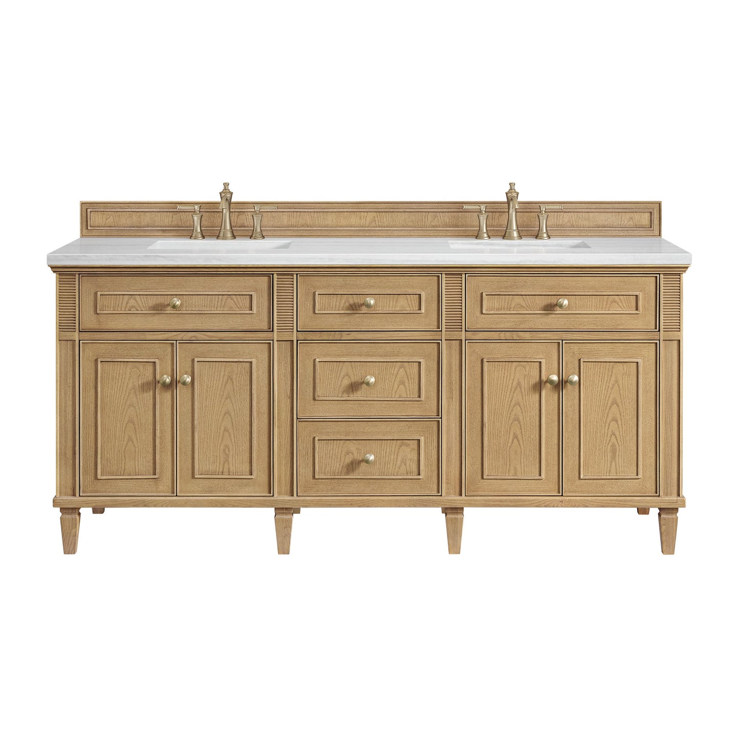 James Martin 72" Lorelai Double Vanity - Luxe Bathroom Vanities