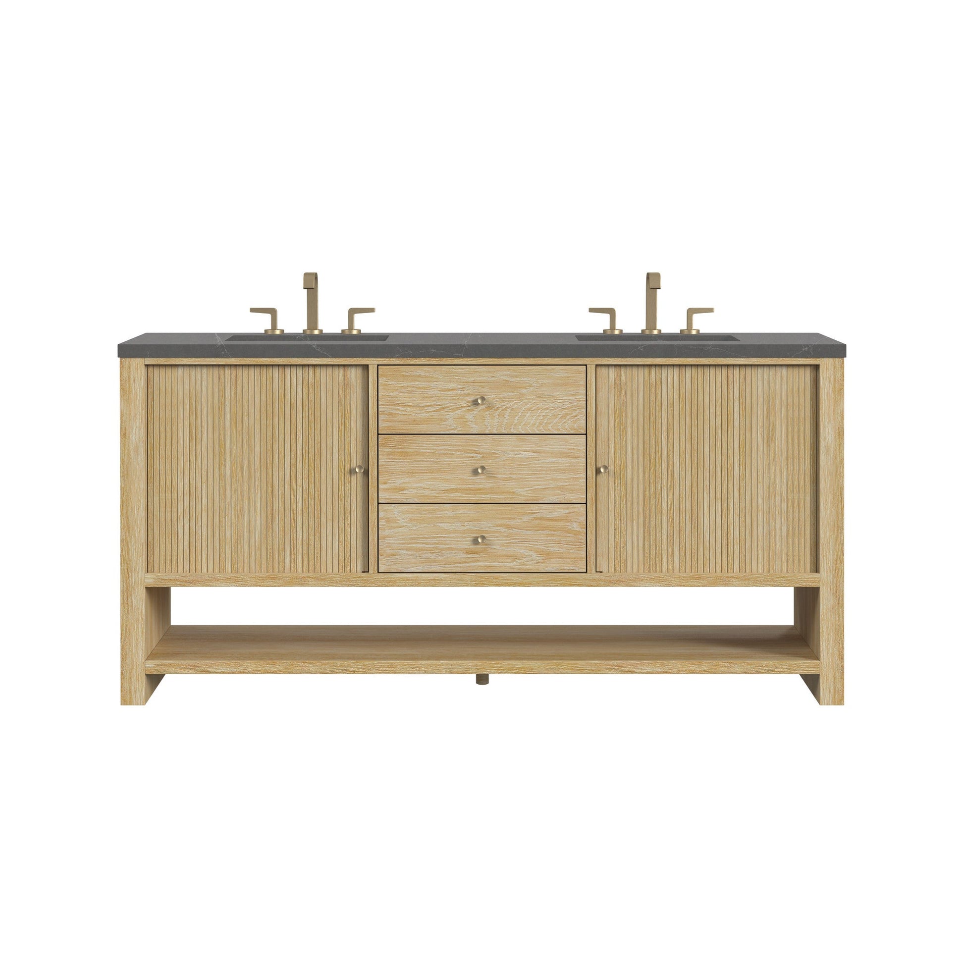 James Martin 72" Marigot Double Vanity - Luxe Bathroom Vanities