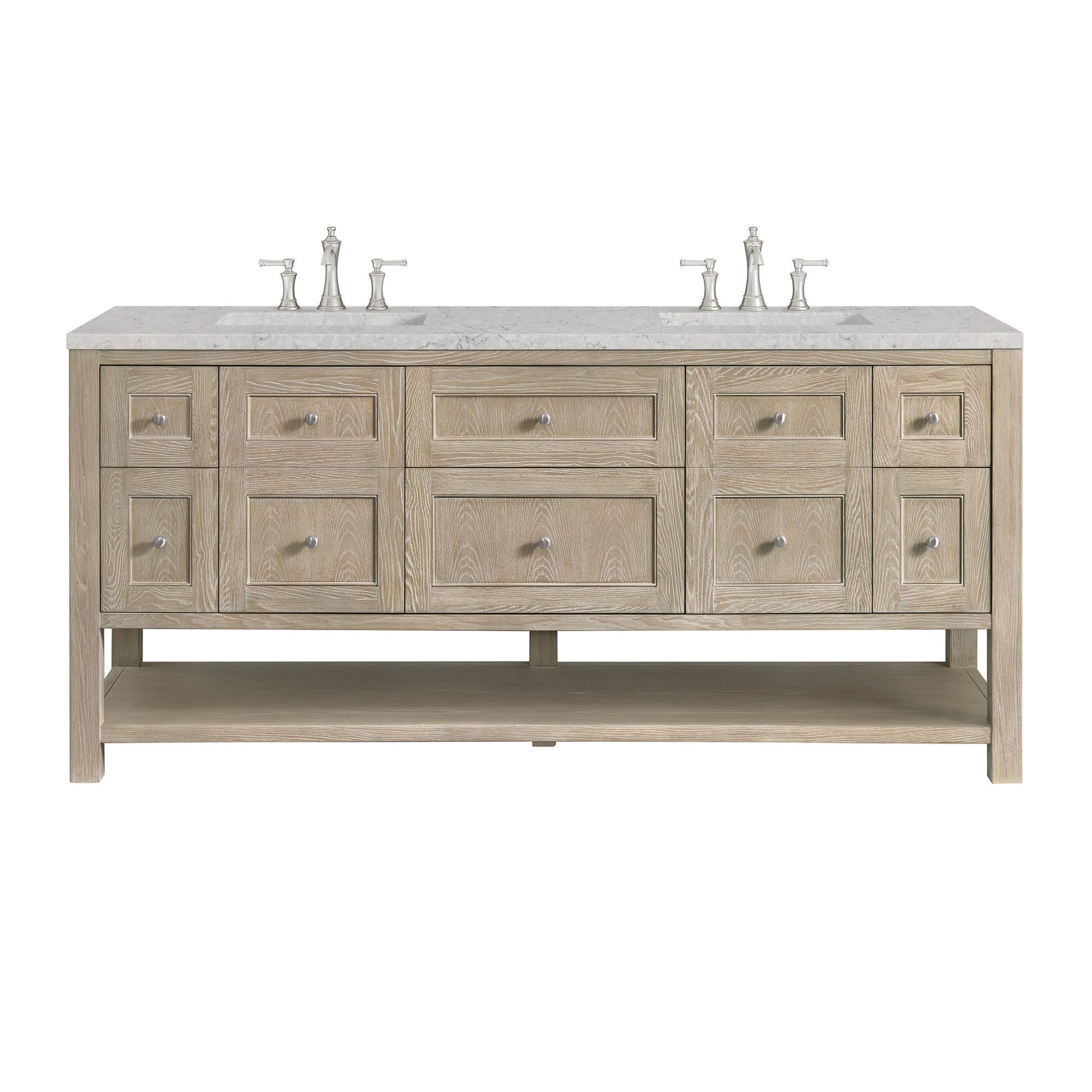 James Martin 72" Breckenridge Double Vanity - Luxe Bathroom Vanities
