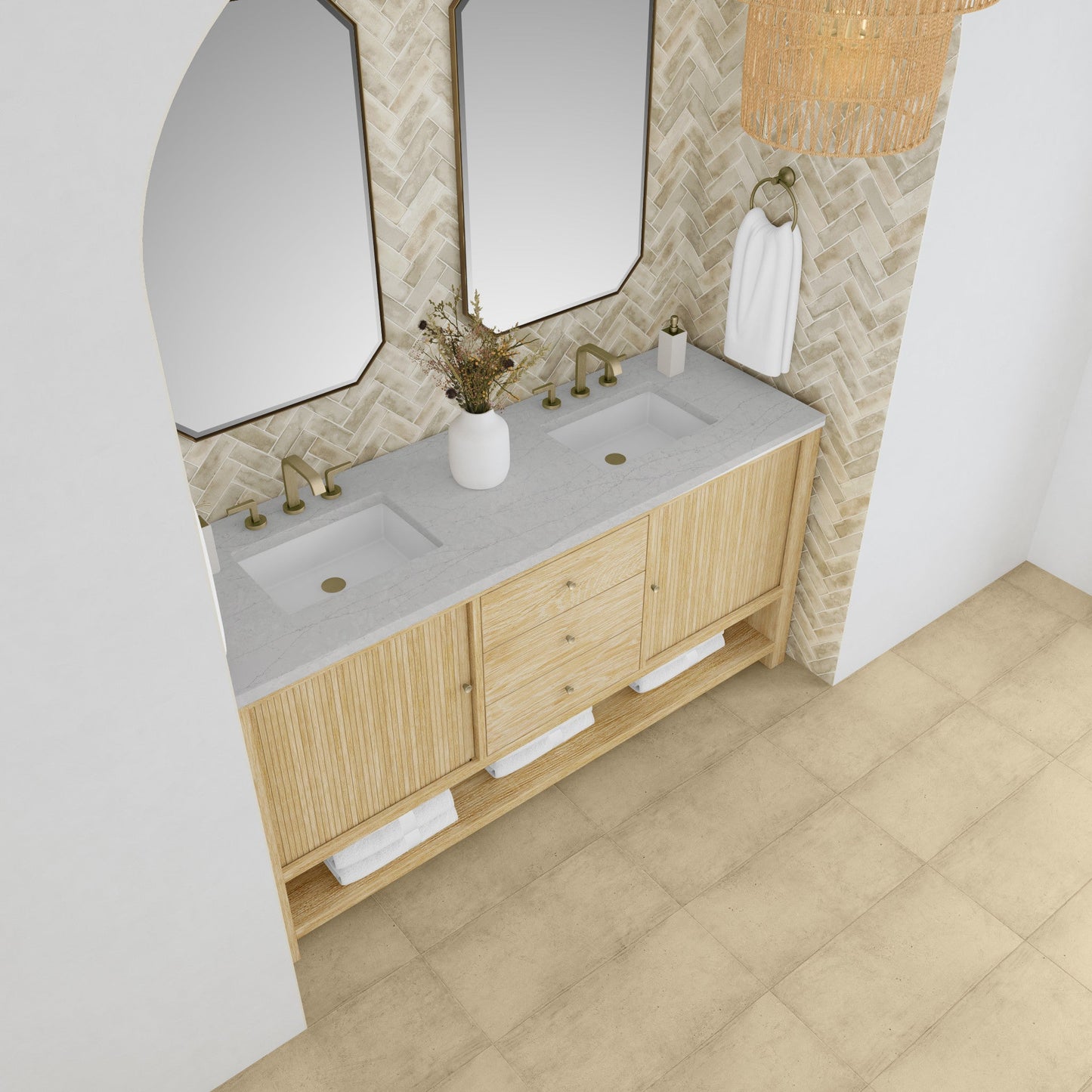 James Martin 72" Marigot Double Vanity - Luxe Bathroom Vanities