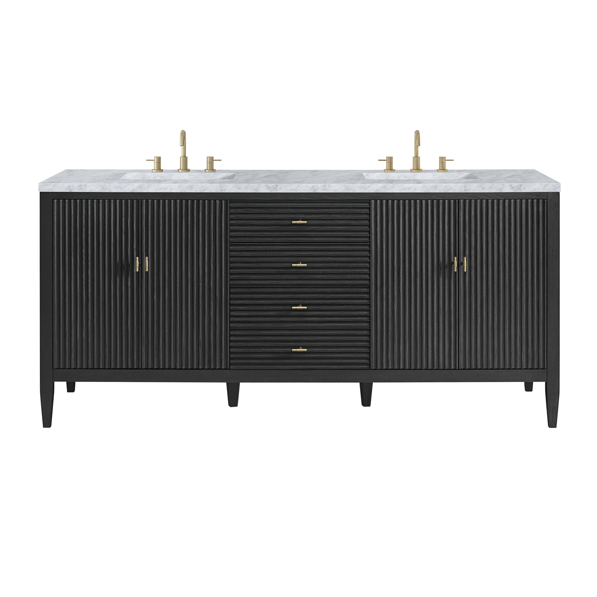 James Martin 72" Myrrin Double Vanity - Luxe Bathroom Vanities
