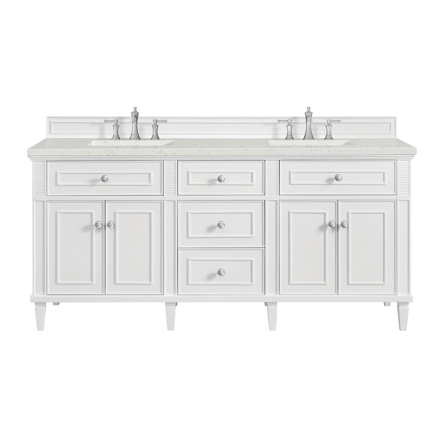 James Martin 72" Lorelai Double Vanity - Luxe Bathroom Vanities