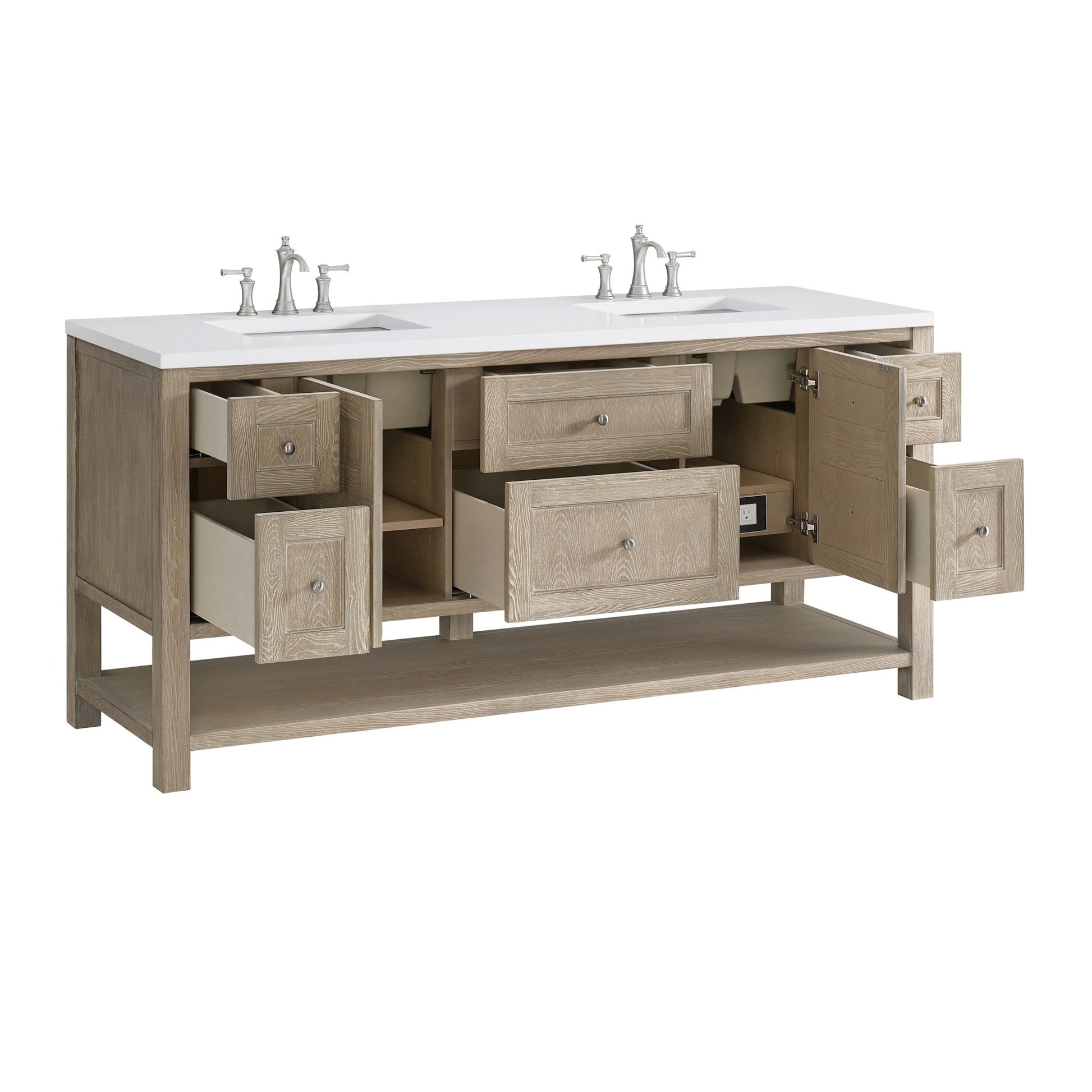 James Martin 72" Breckenridge Double Vanity - Luxe Bathroom Vanities