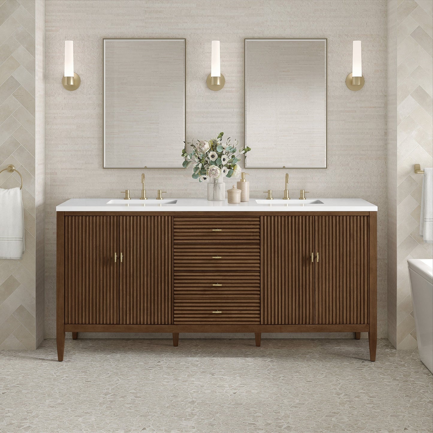 James Martin 72" Myrrin Double Vanity