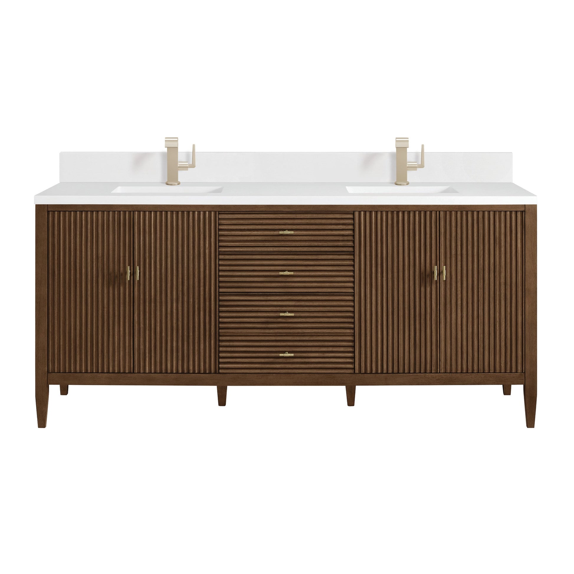 James Martin 72" Myrrin Double Vanity - Luxe Bathroom Vanities