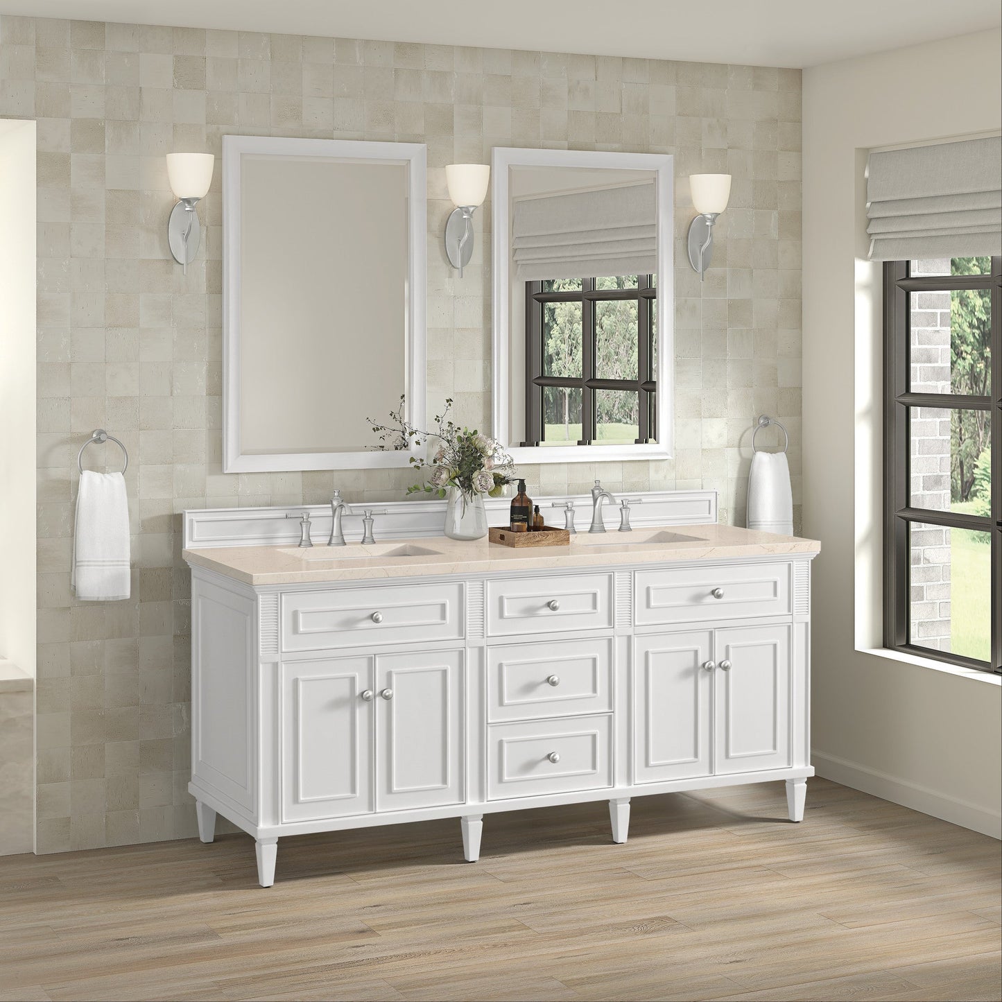 James Martin 72" Lorelai Double Vanity