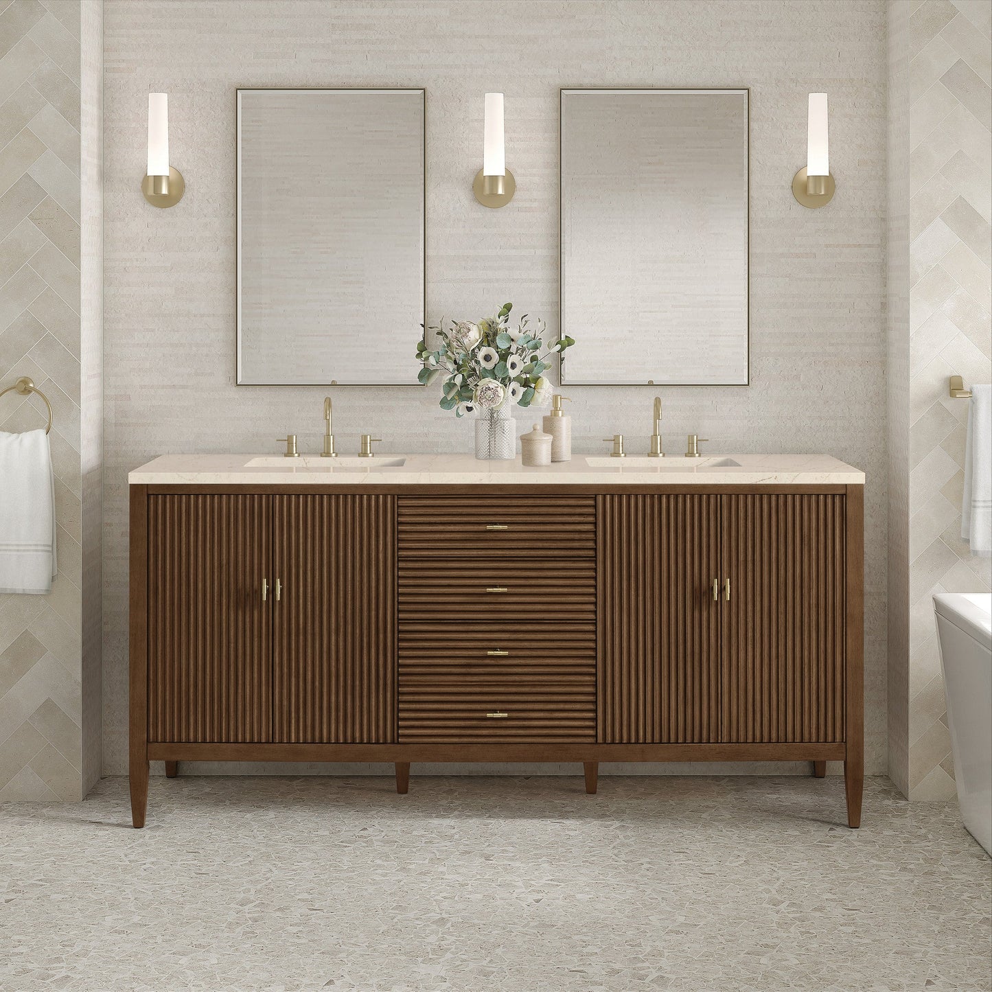 James Martin 72" Myrrin Double Vanity