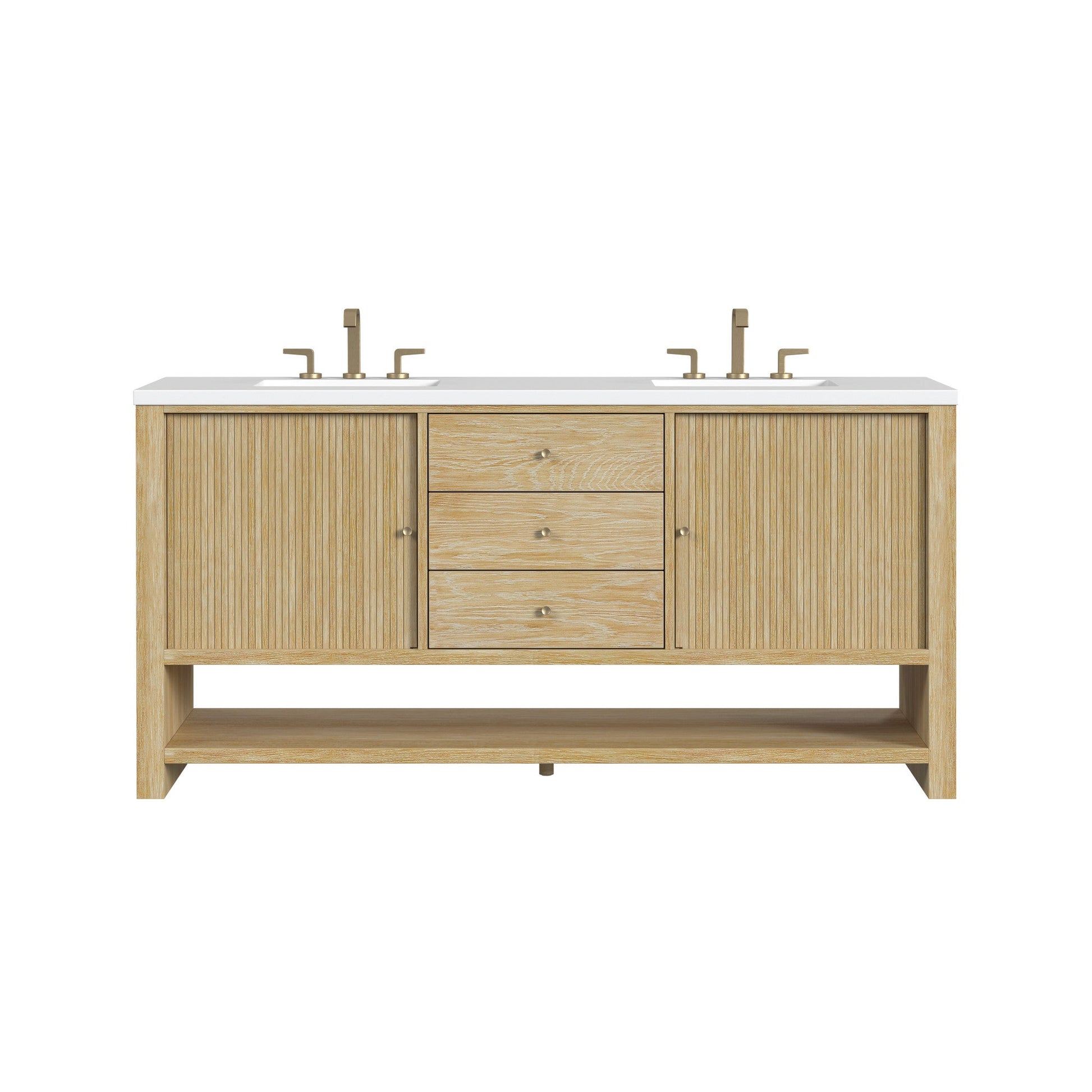 James Martin 72" Marigot Double Vanity - Luxe Bathroom Vanities