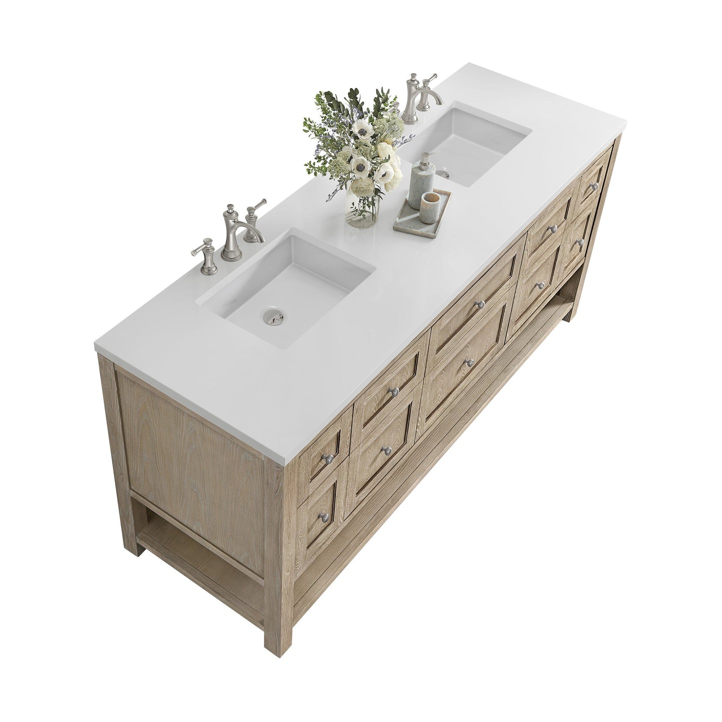 James Martin 72" Breckenridge Double Vanity - Luxe Bathroom Vanities