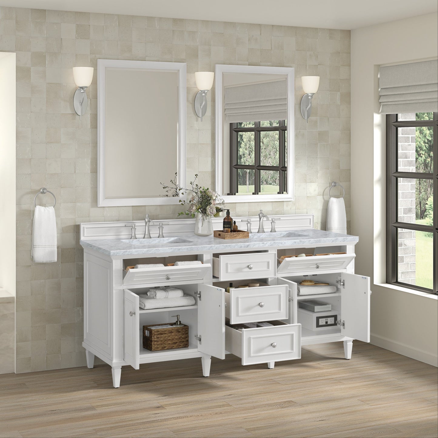 James Martin 72" Lorelai Double Vanity