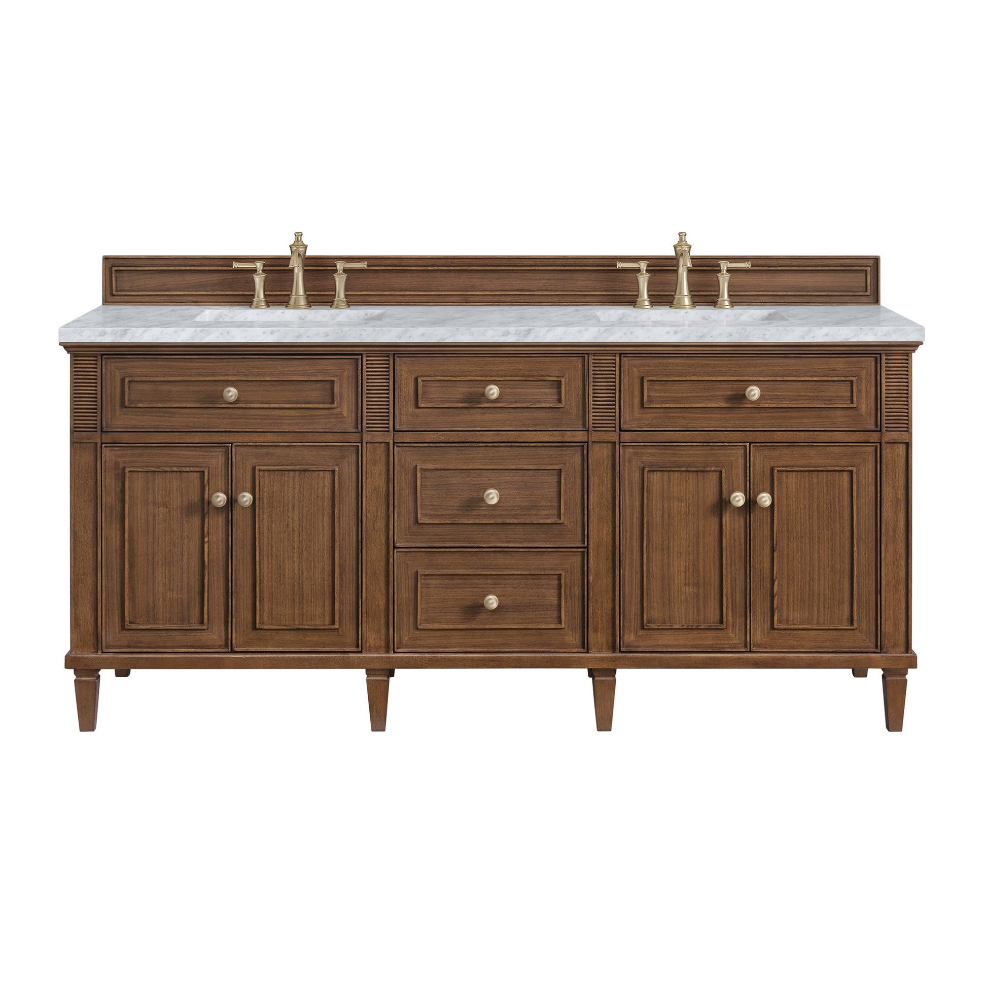 James Martin 72" Lorelai Double Vanity - Luxe Bathroom Vanities