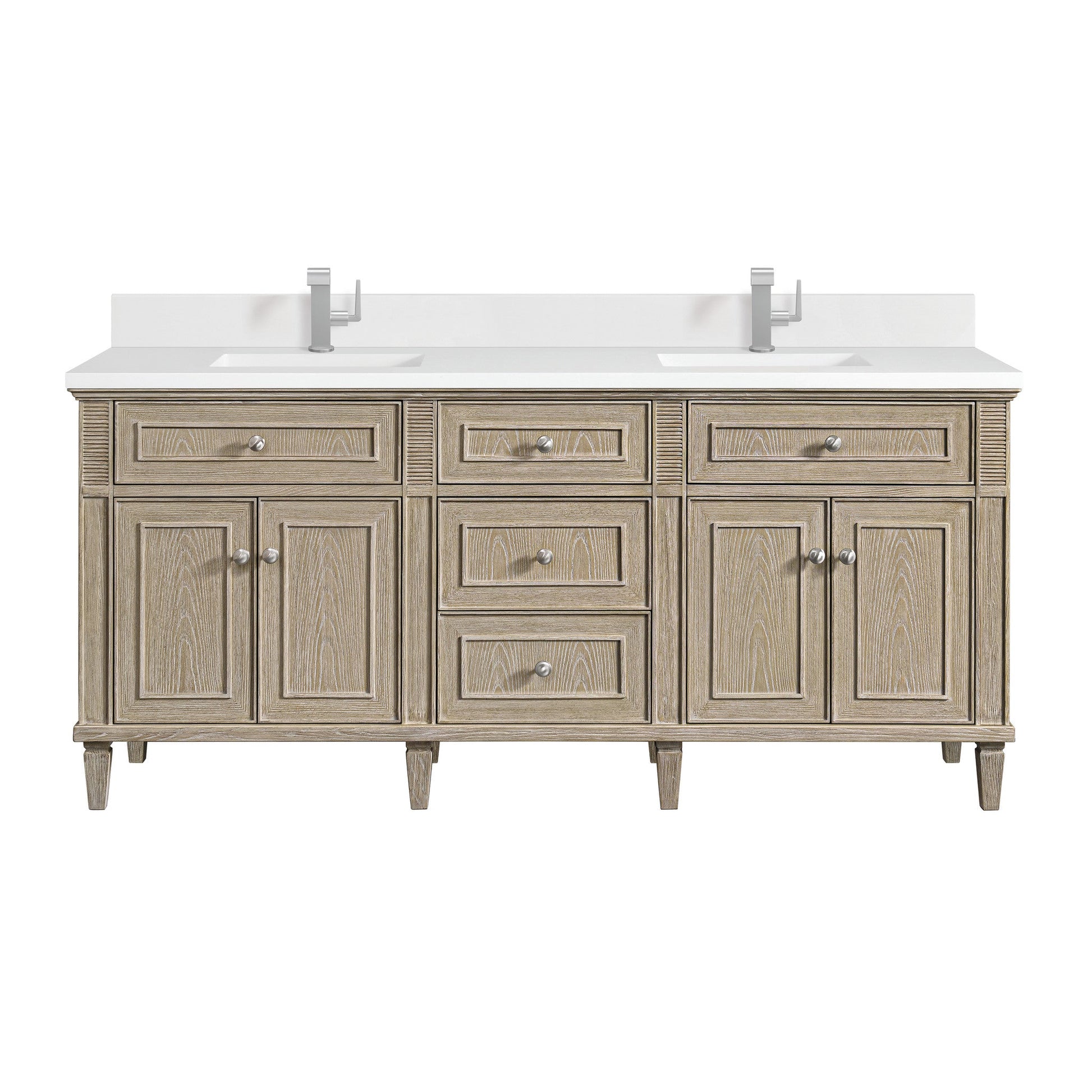 James Martin 72" Lorelai Double Vanity - Luxe Bathroom Vanities