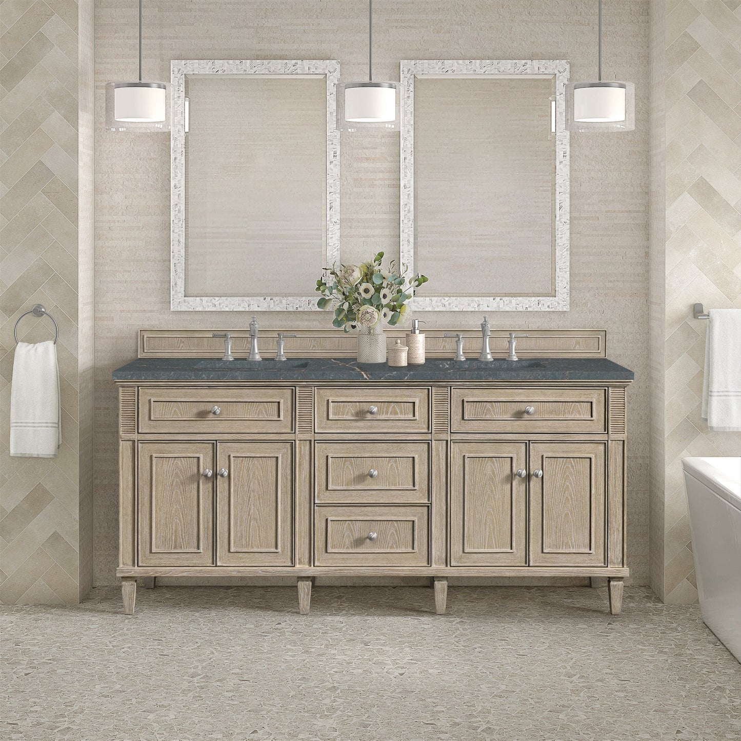 James Martin 72" Lorelai Double Vanity