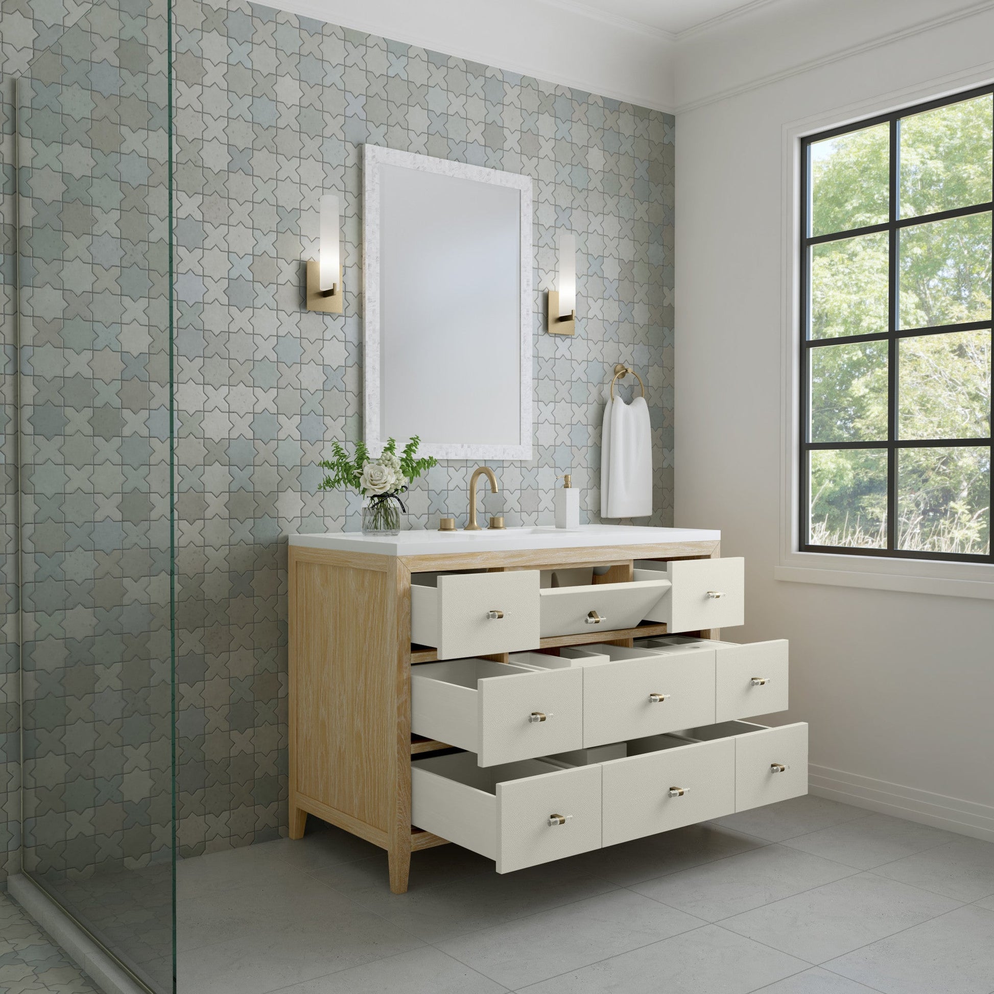 James Martin 48" Celeste Single Vanity - Luxe Bathroom Vanities