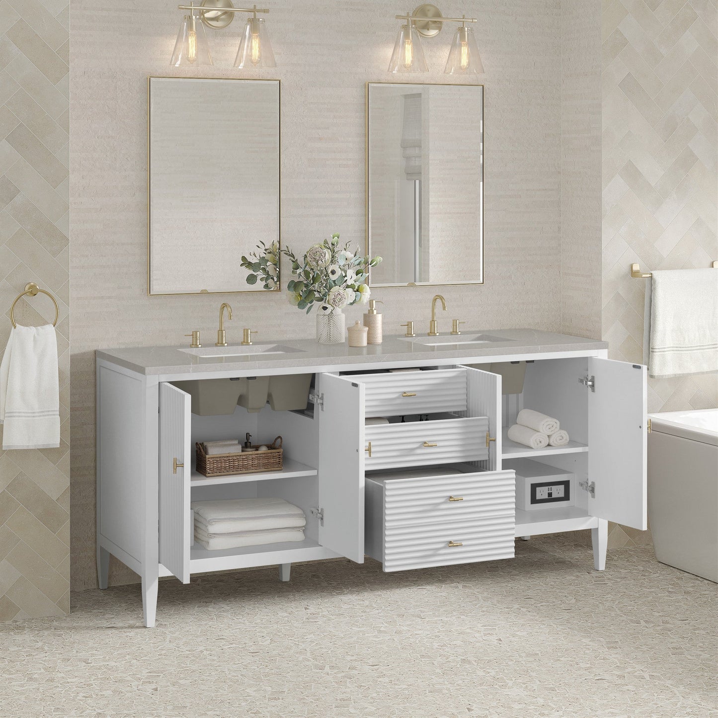 James Martin 72" Myrrin Double Vanity